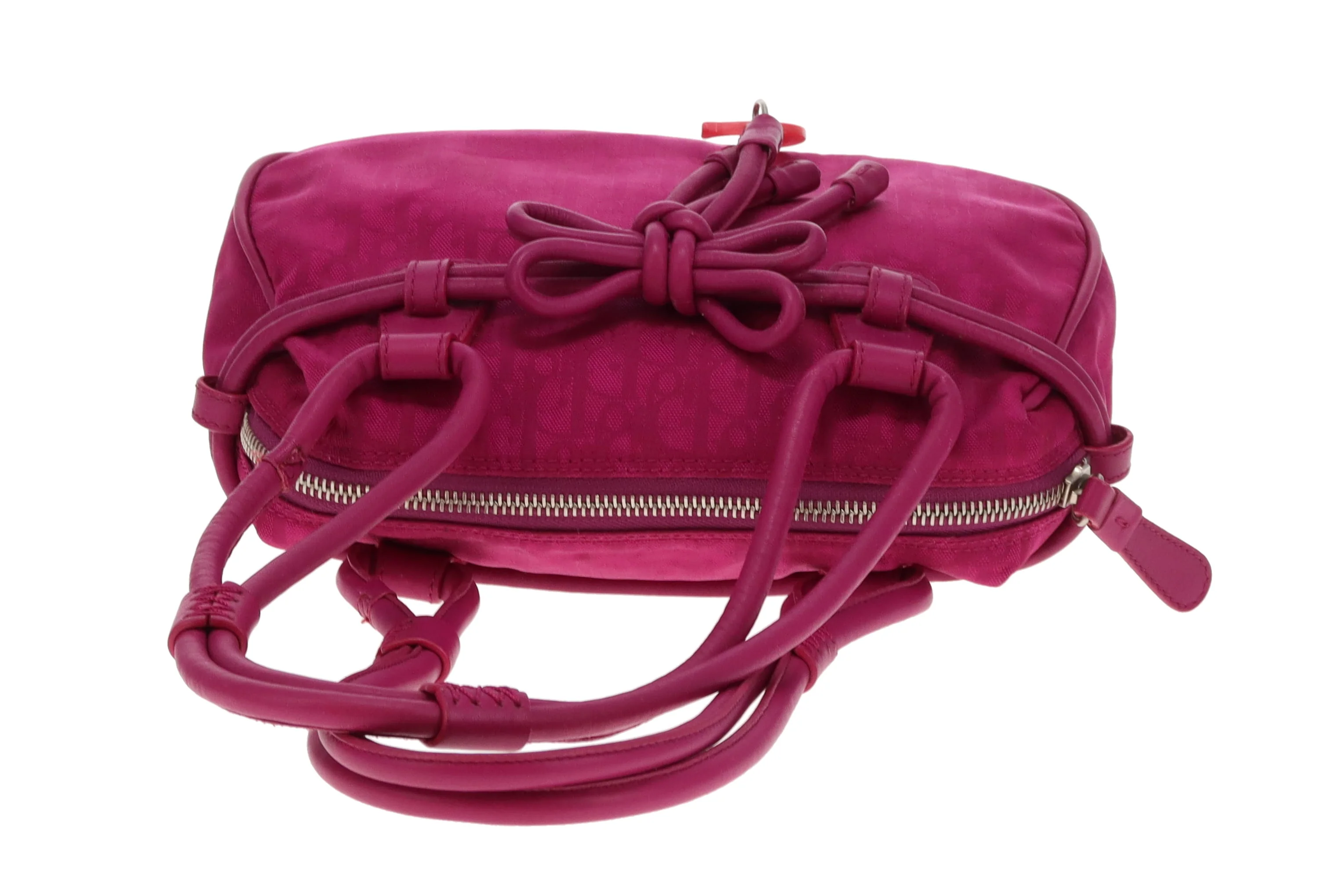 Dior Bow Bag Fuchsia Diorissimo 2008 - Image 7