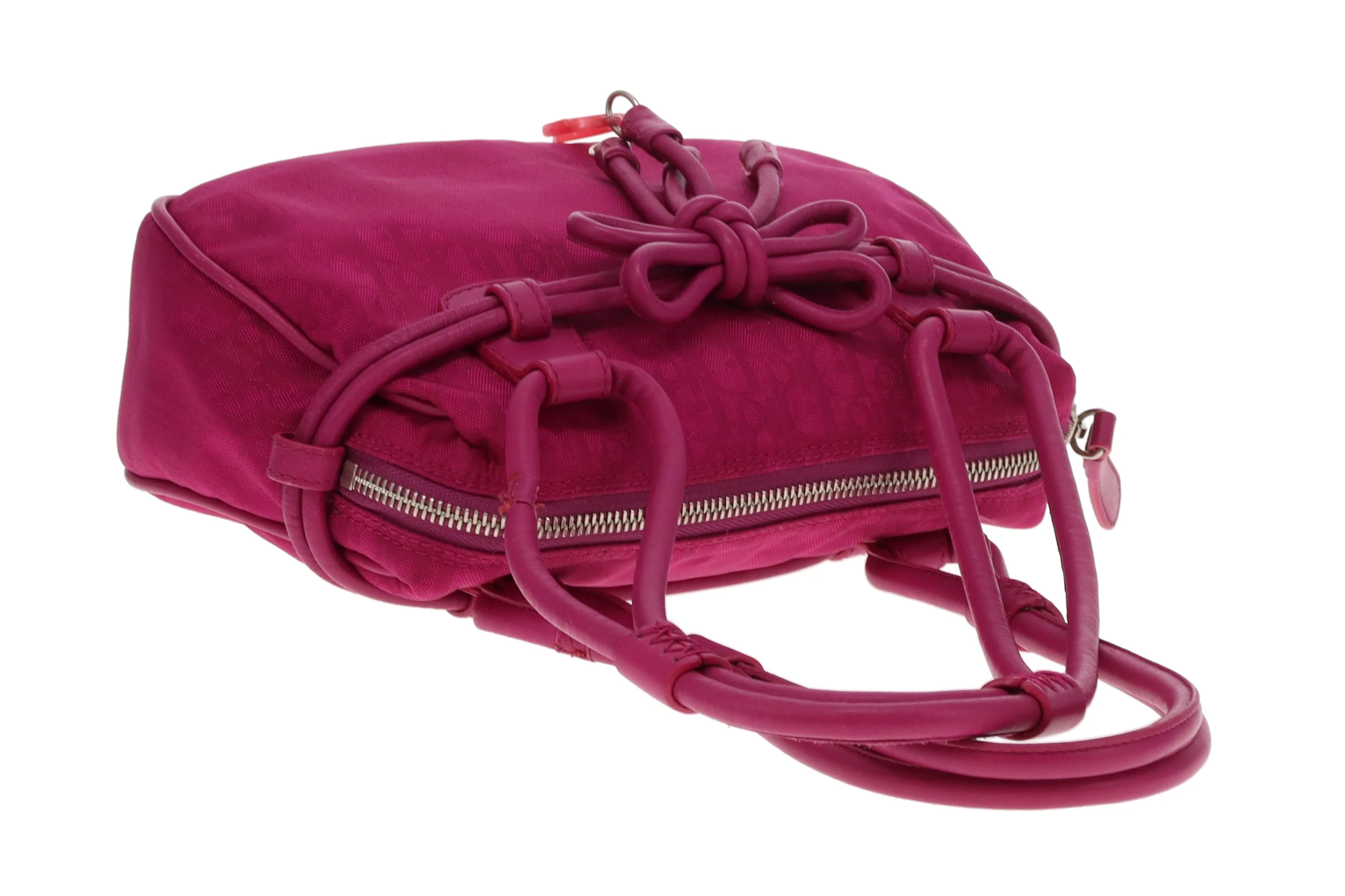 Dior Bow Bag Fuchsia Diorissimo 2008 - Image 8