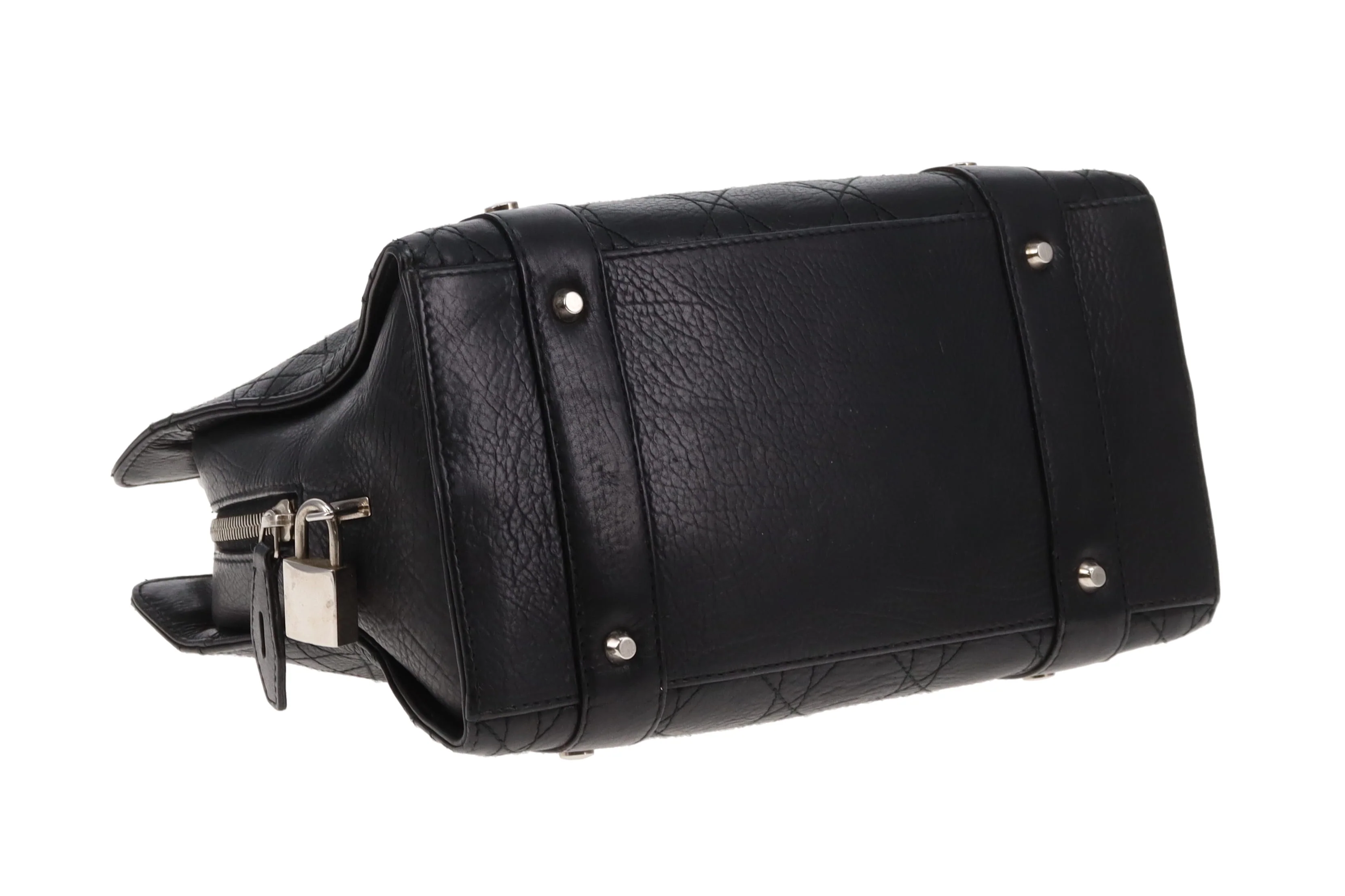 Dior Cannage Small Tote Black SHW 2004 - Image 9