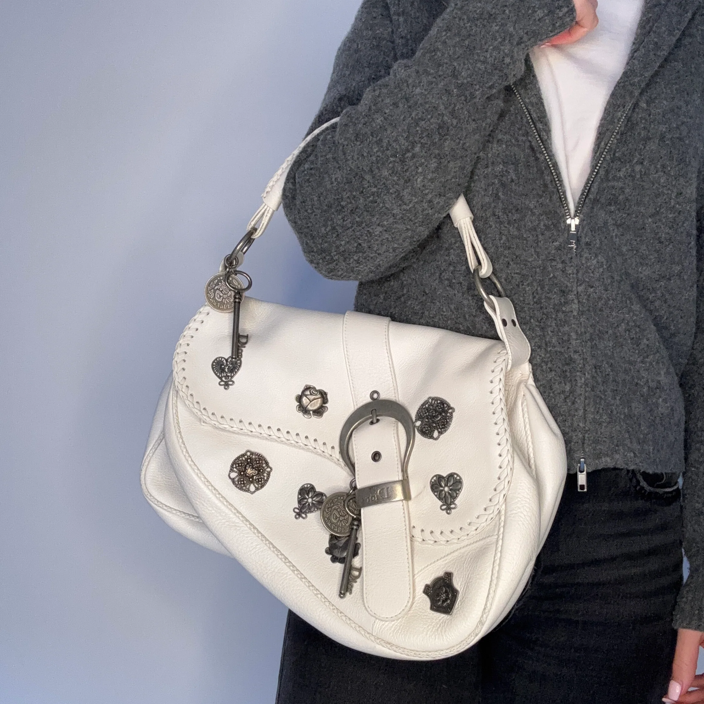 Dior Gaucho Alpine Limited Ed. White with Charms 2006 - Image 2