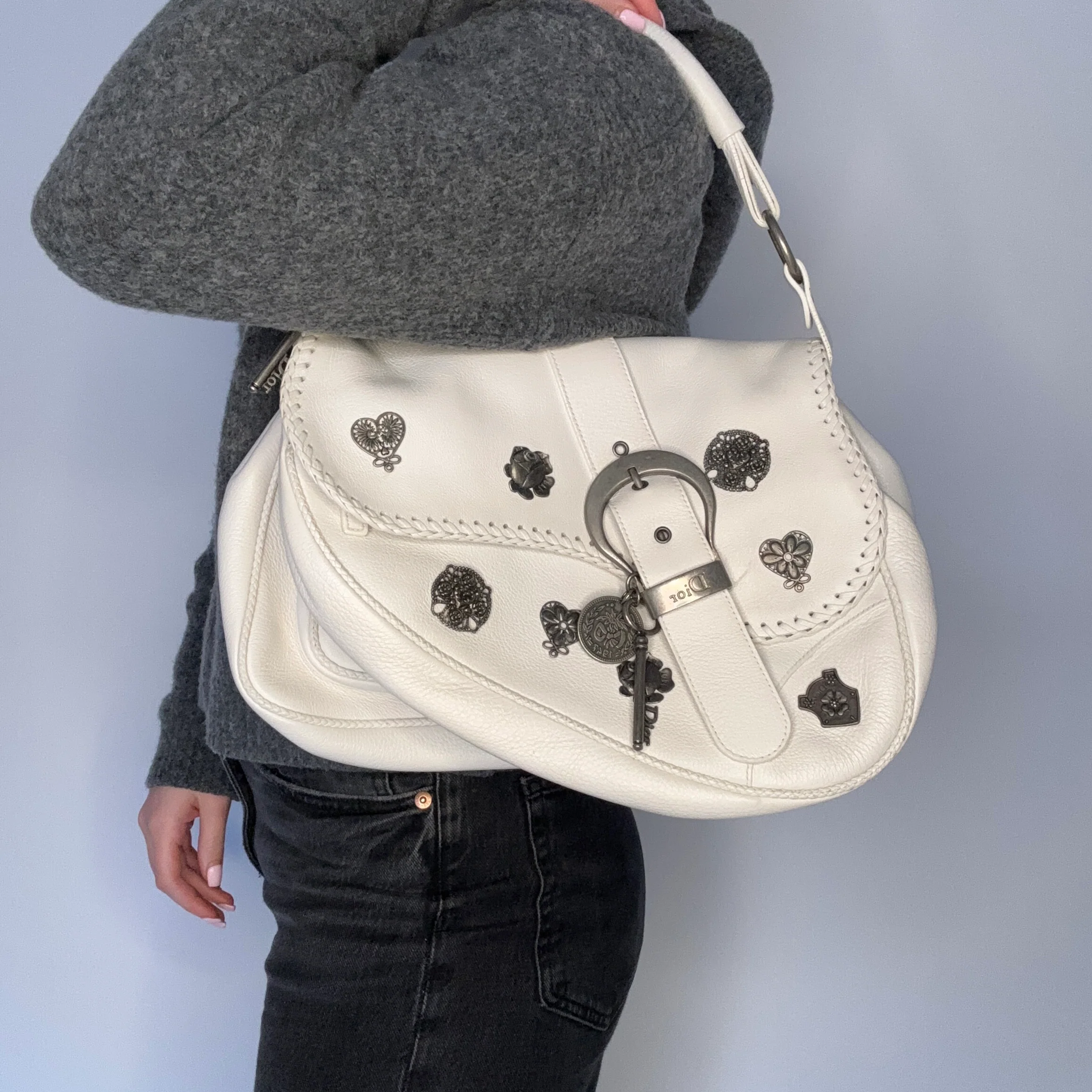 Dior Gaucho Alpine Limited Ed. White with Charms 2006 - Image 3