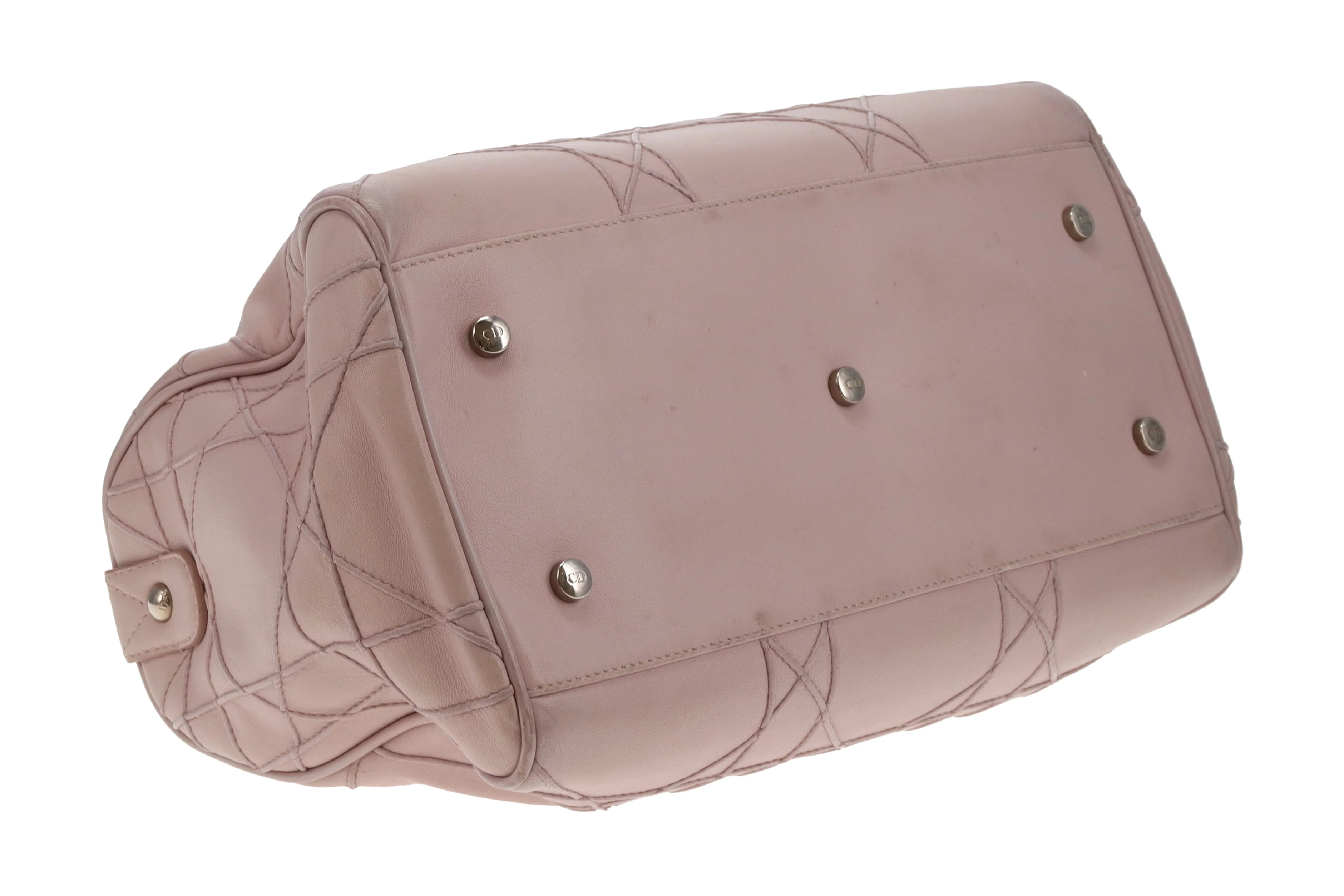 Dior Granville Polochon Bag Pale Pink with Strap - Image 11