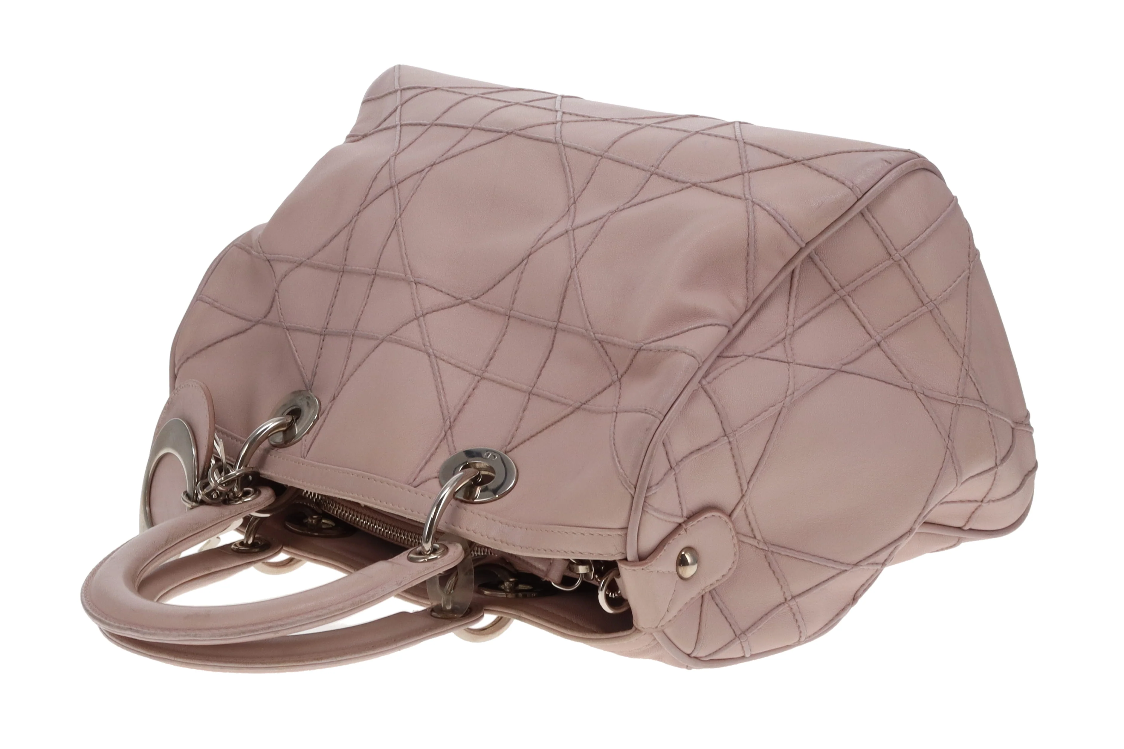 Dior Granville Polochon Bag Pale Pink with Strap - Image 12
