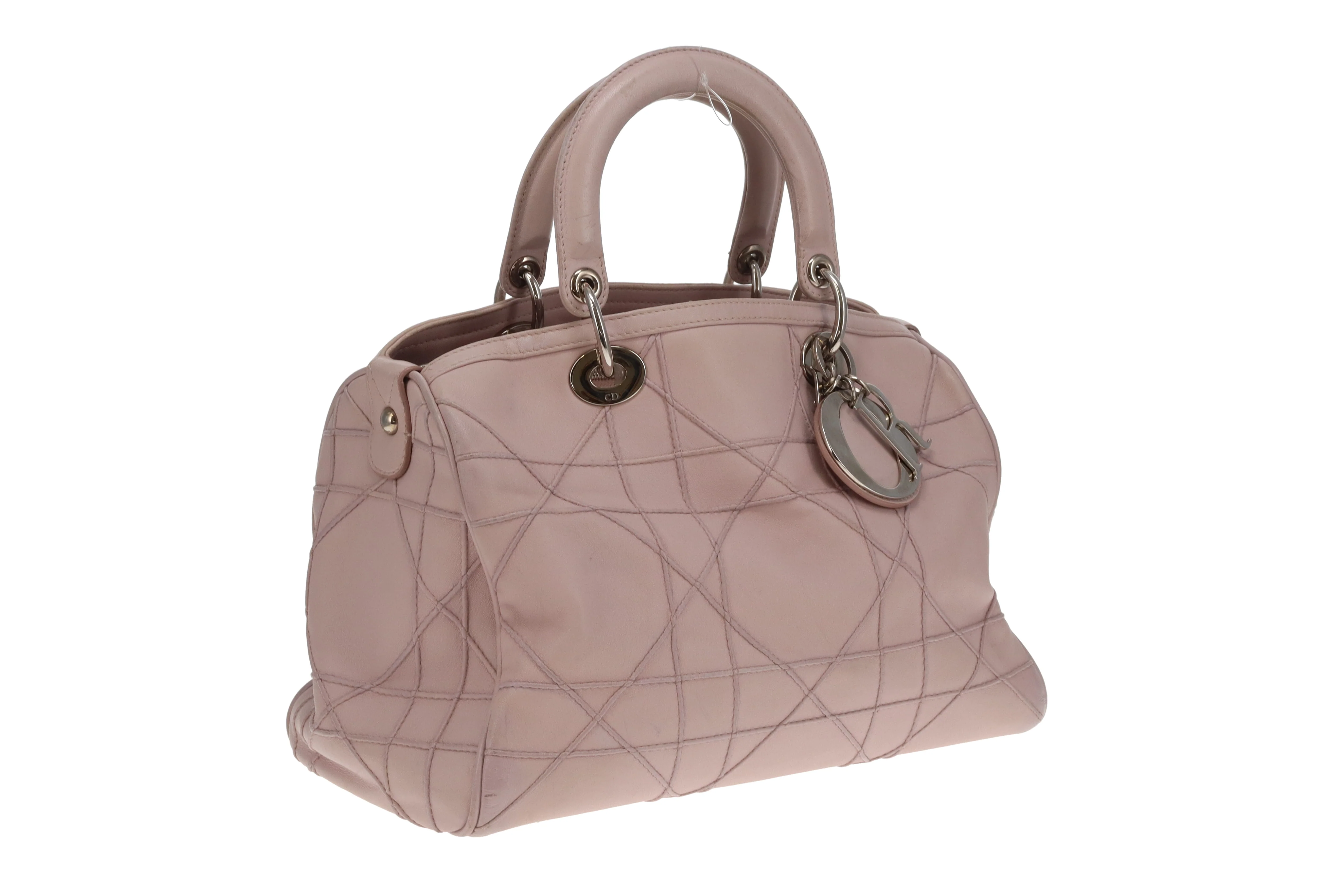 Dior Granville Polochon Bag Pale Pink with Strap - Image 3