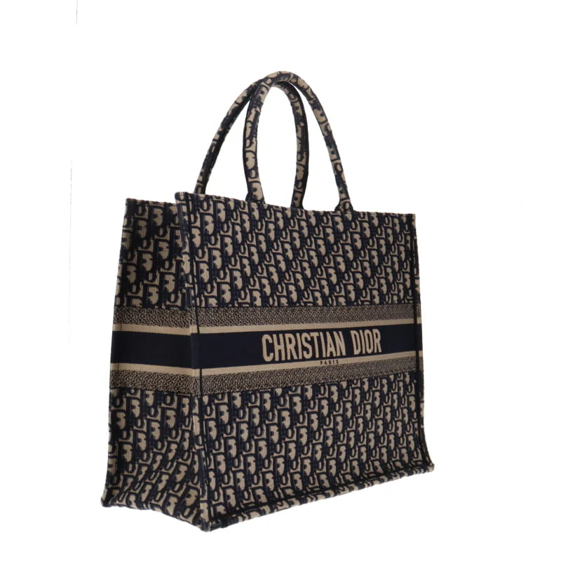 Dior Book Tote Large Blue Oblique - Image 3