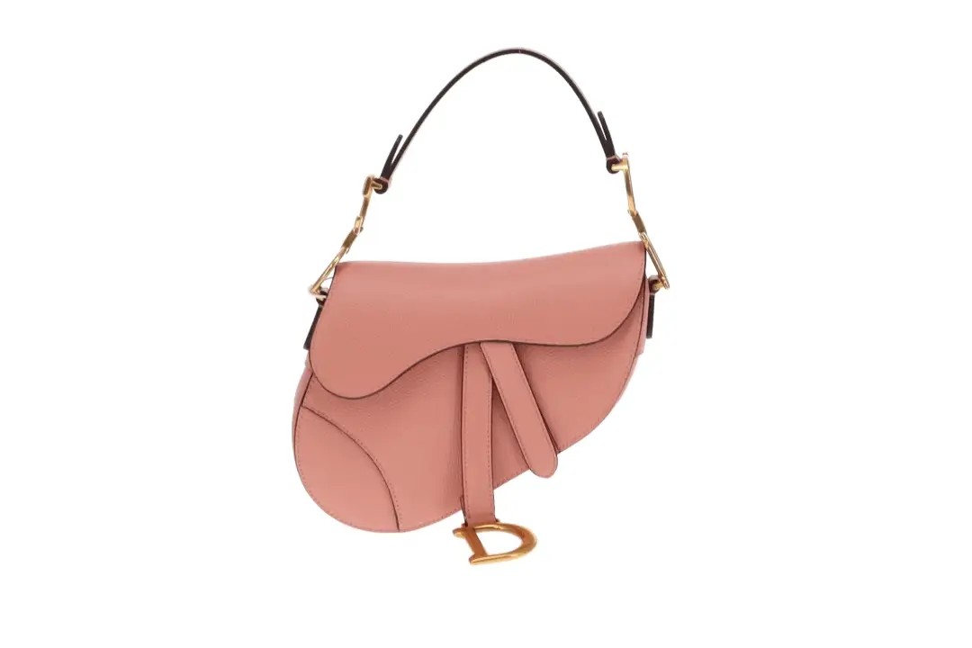 Dior Saddle Pink Leather Mini Bag GH - Image 3
