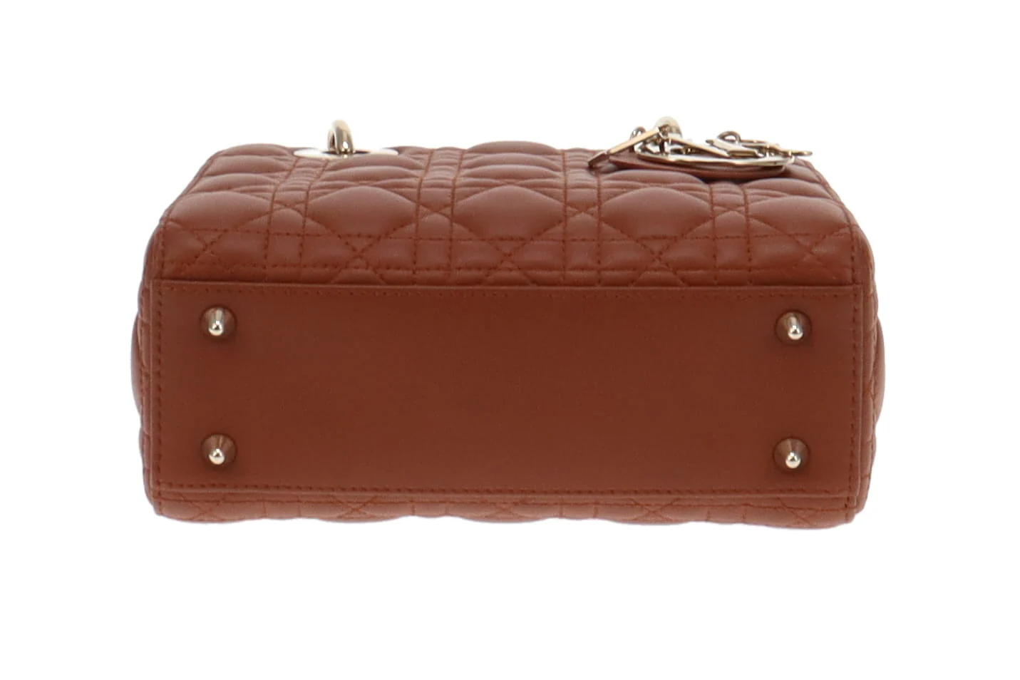 Dior Lady Dior Rust Cannage Lambskin Small MYABC - Image 10