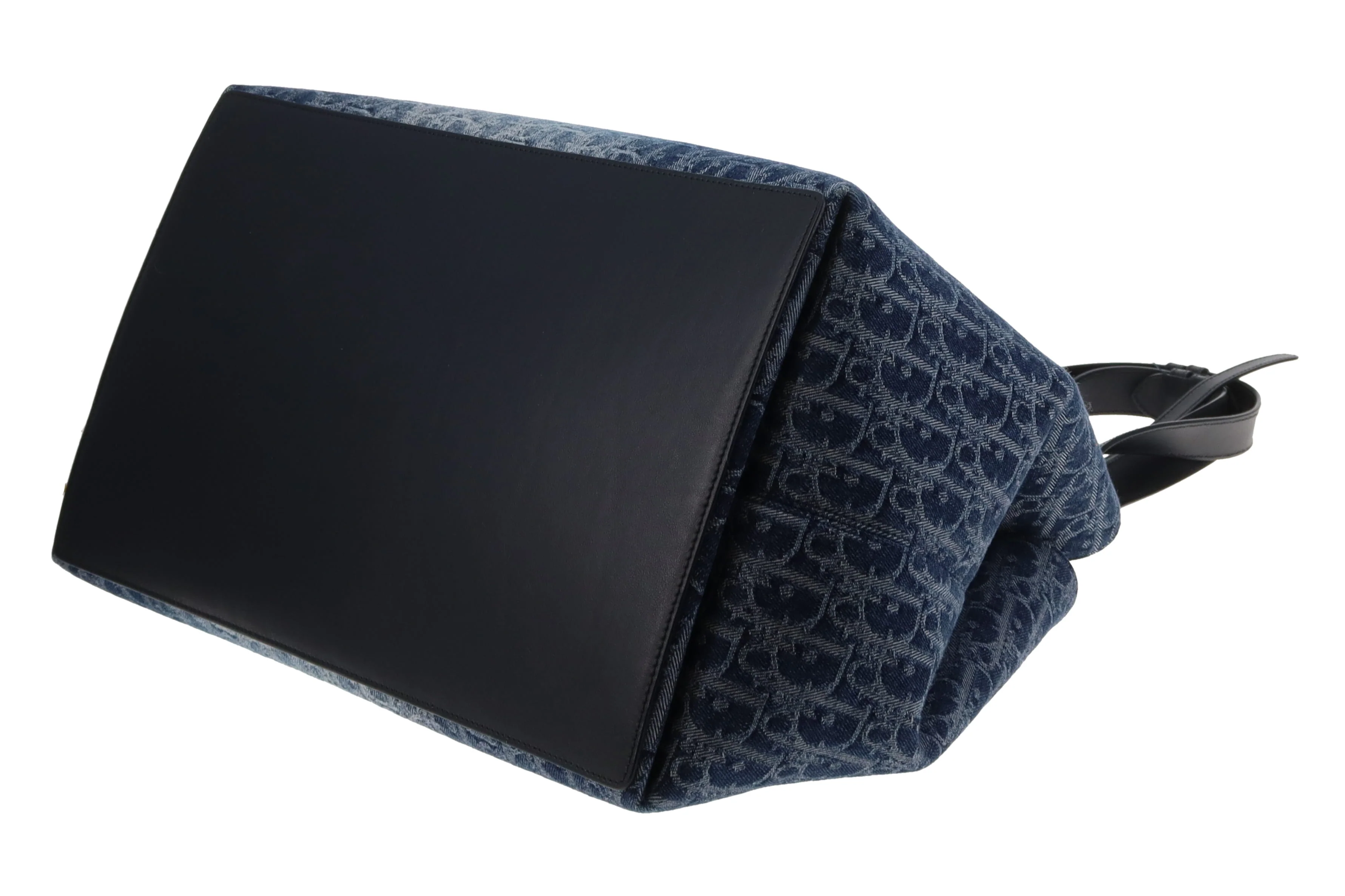 Dior Toujours Bag Large Blue Denim Oblique 2024 - Image 4