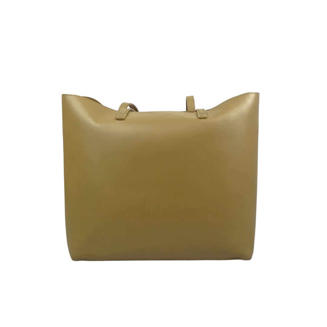Fendi Beige Smooth Leather Hypnoteyes Shopping Tote - Image 5