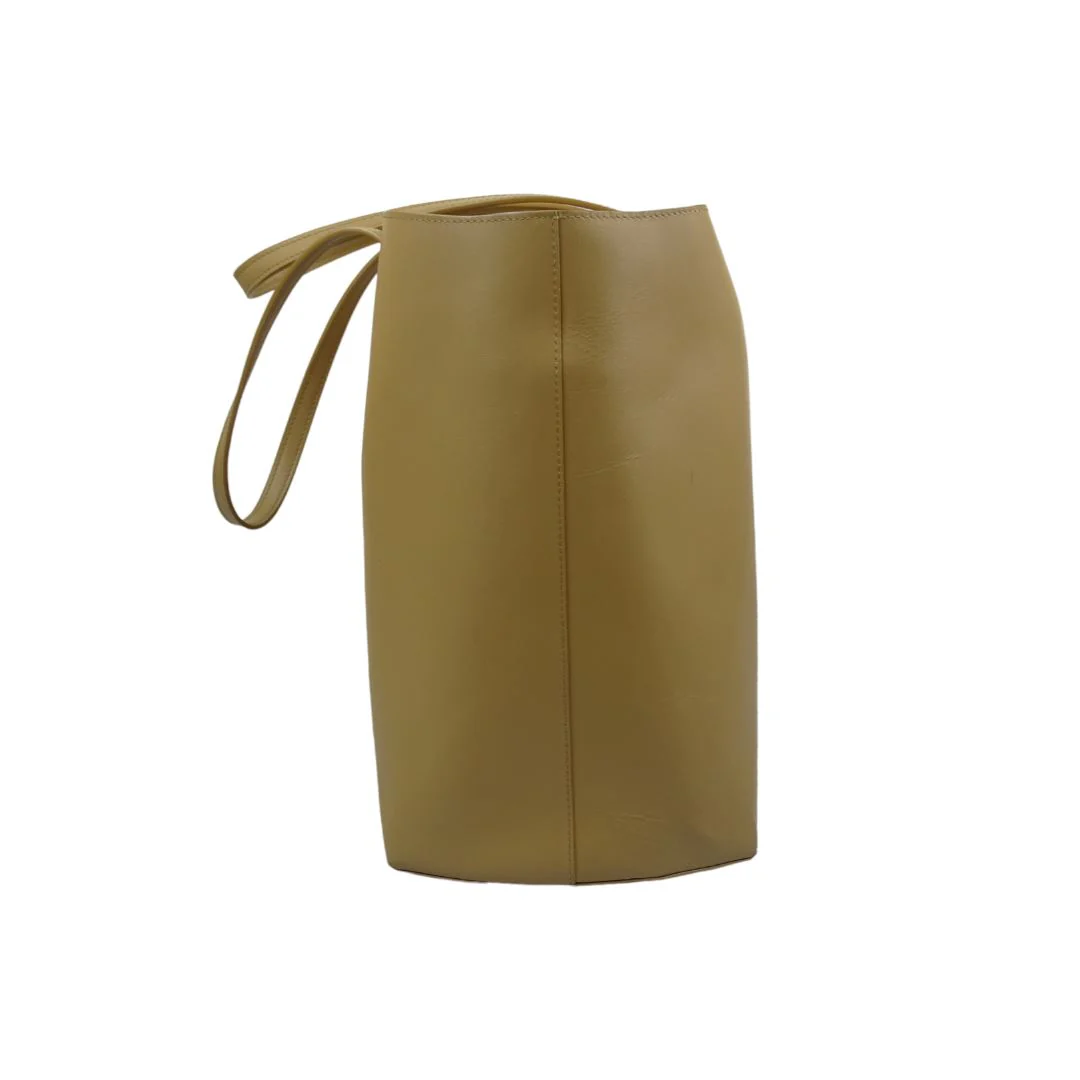 Fendi Beige Smooth Leather Hypnoteyes Shopping Tote - Image 8