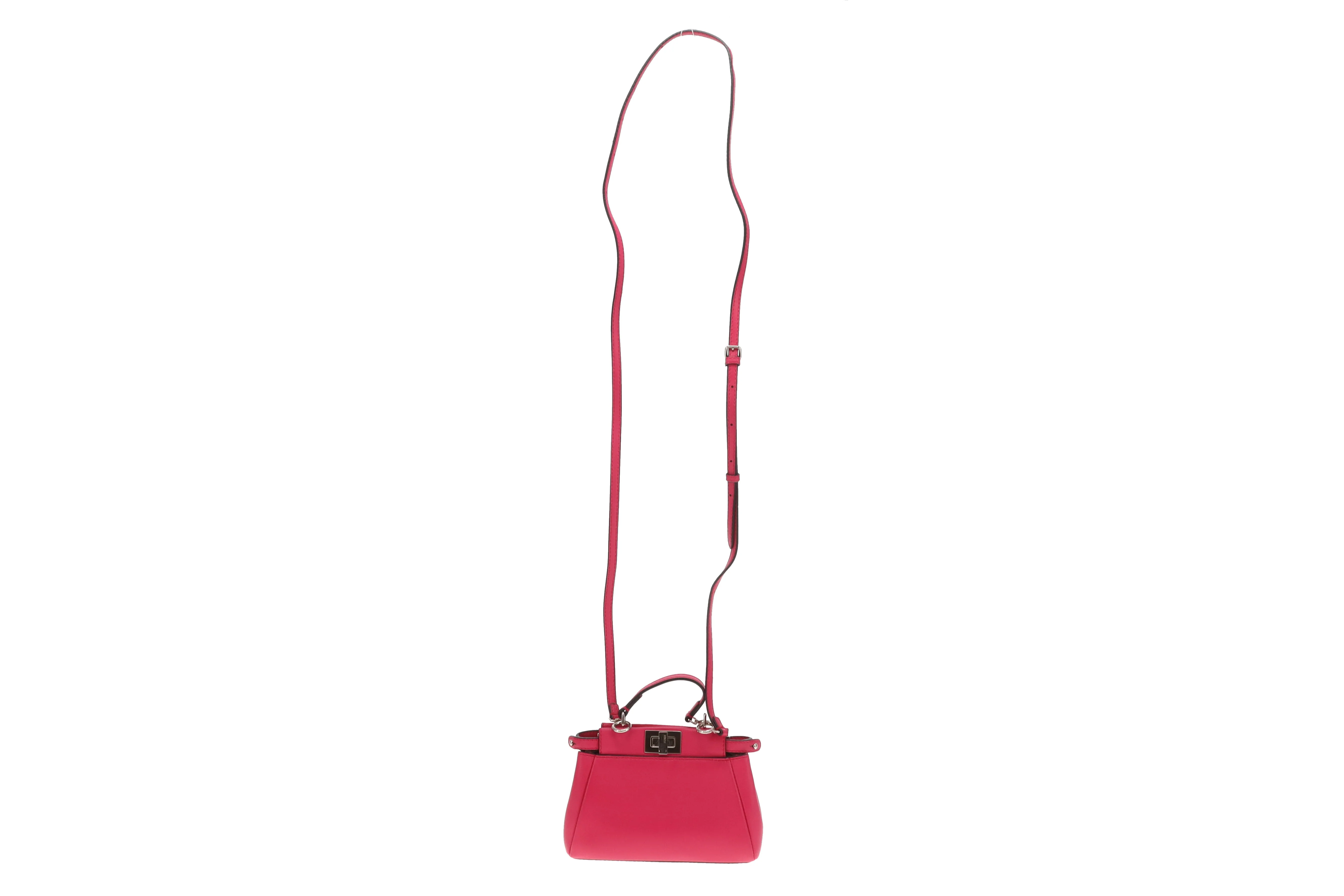 Fendi Peekaboo Micro Pink SHW - Image 3