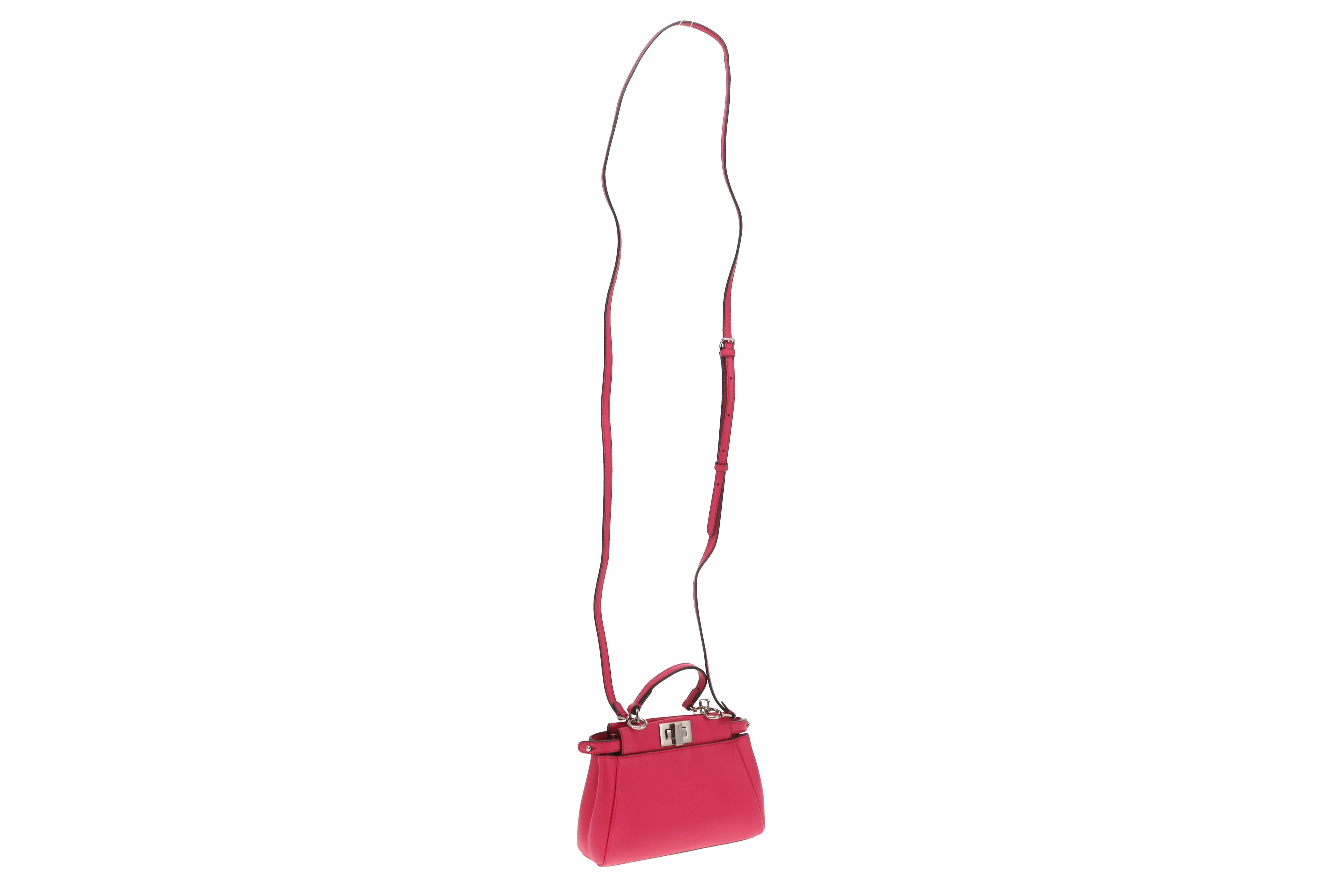 Fendi Peekaboo Micro Pink SHW - Image 5