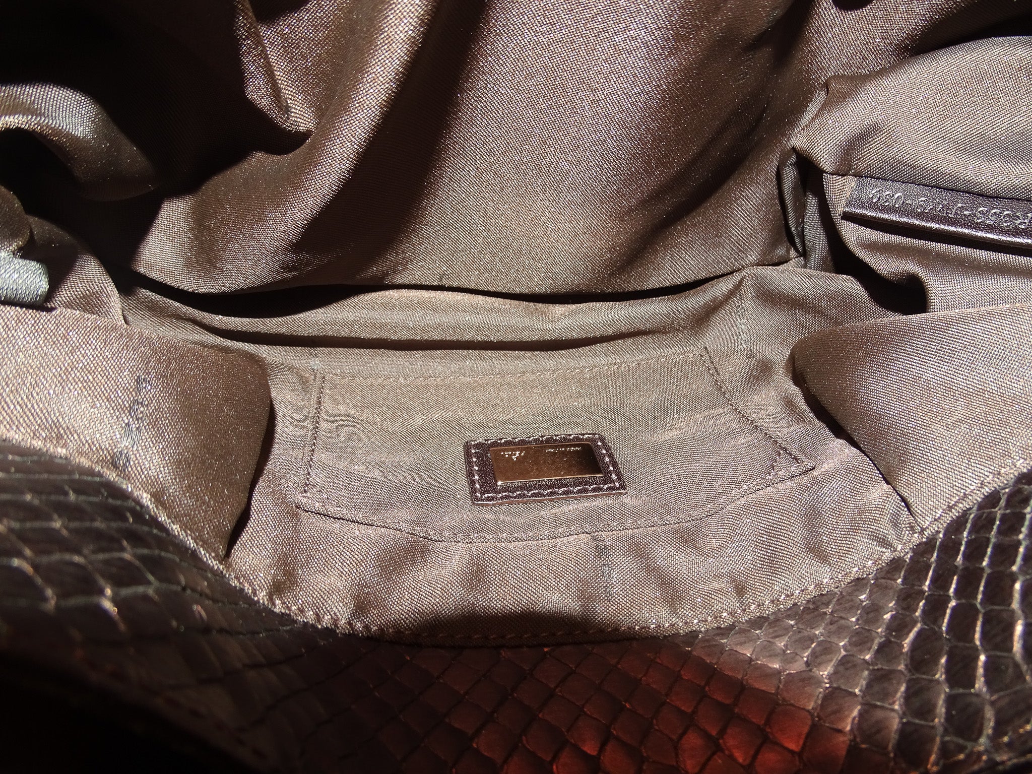 Fendi Python Chef Purple Vintage - Image 12