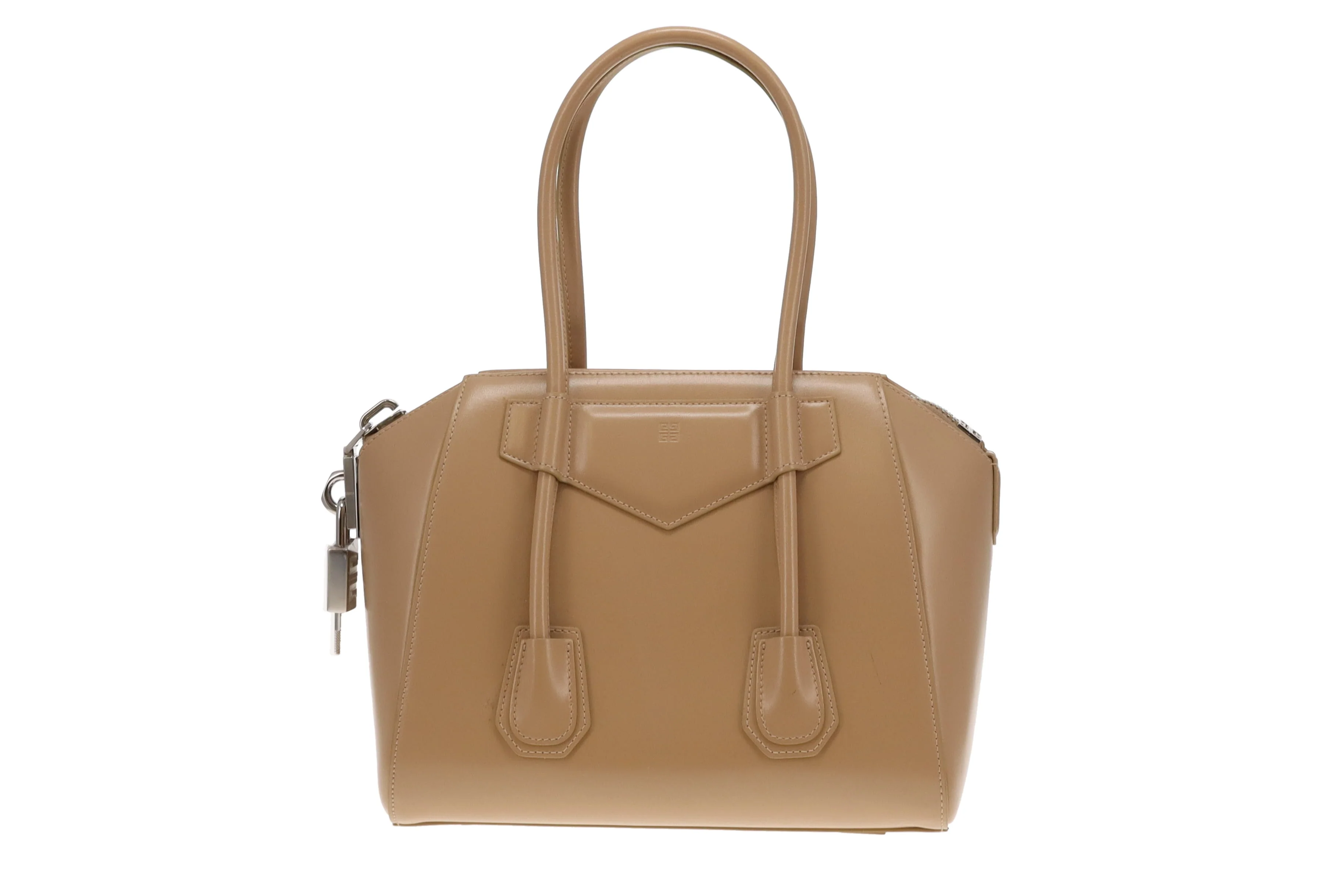 Givenchy Beige Cappuccino Small Antigona Lock Bag - Image 5