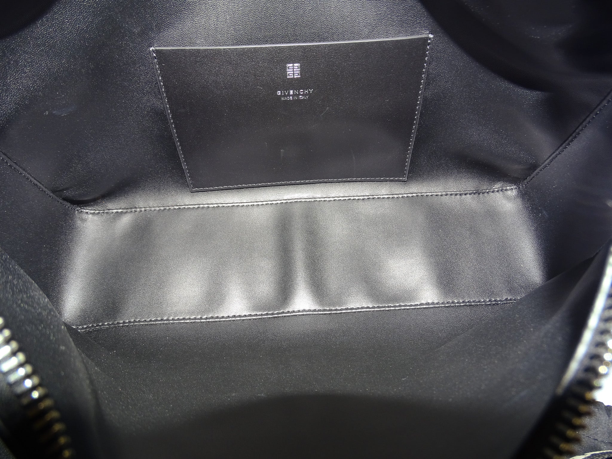Givenchy Black Leather Moon Cut Out Shoulder Bag - Image 11