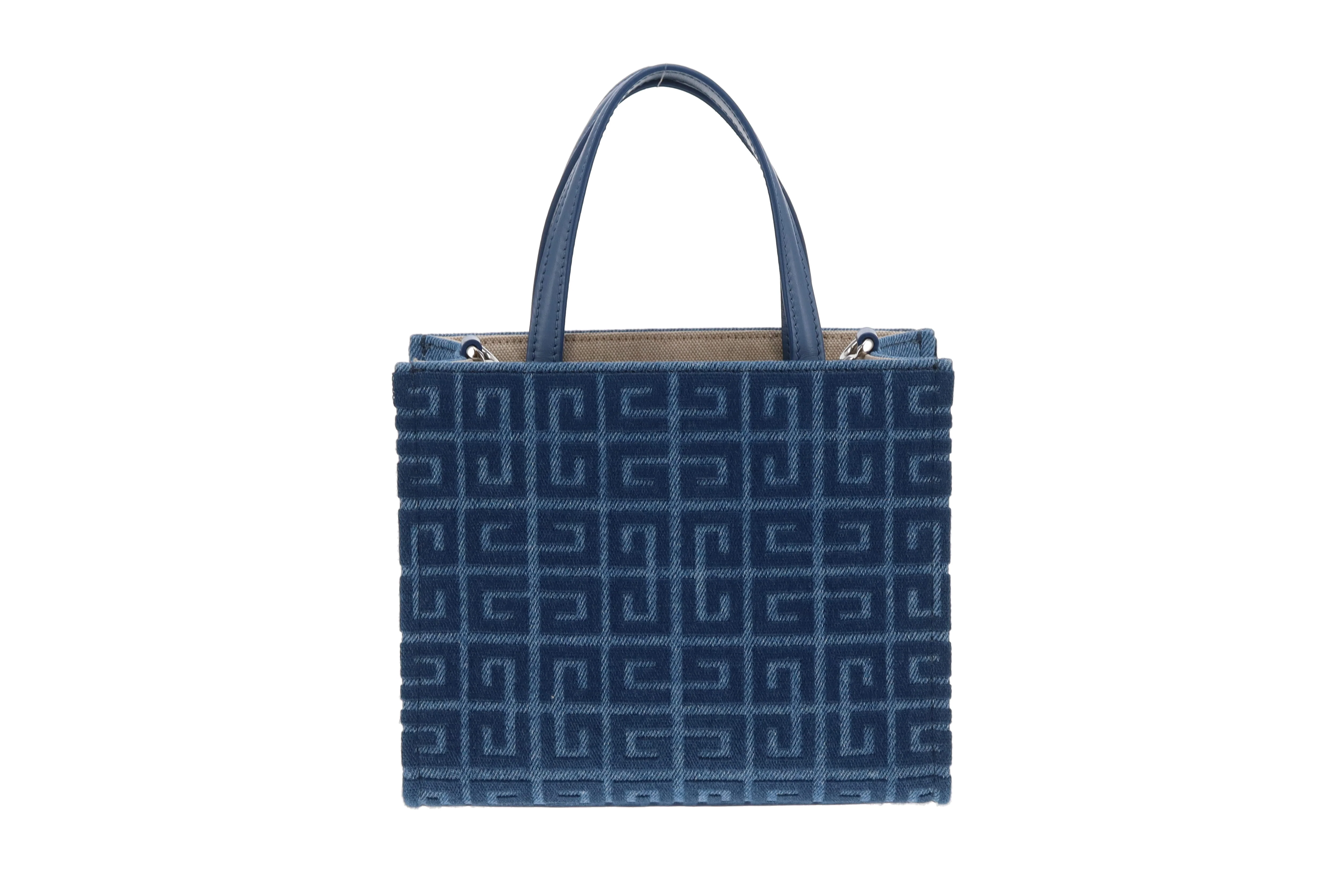 Givenchy G-Tote Mini Tote Bag Denim Blue - Image 7