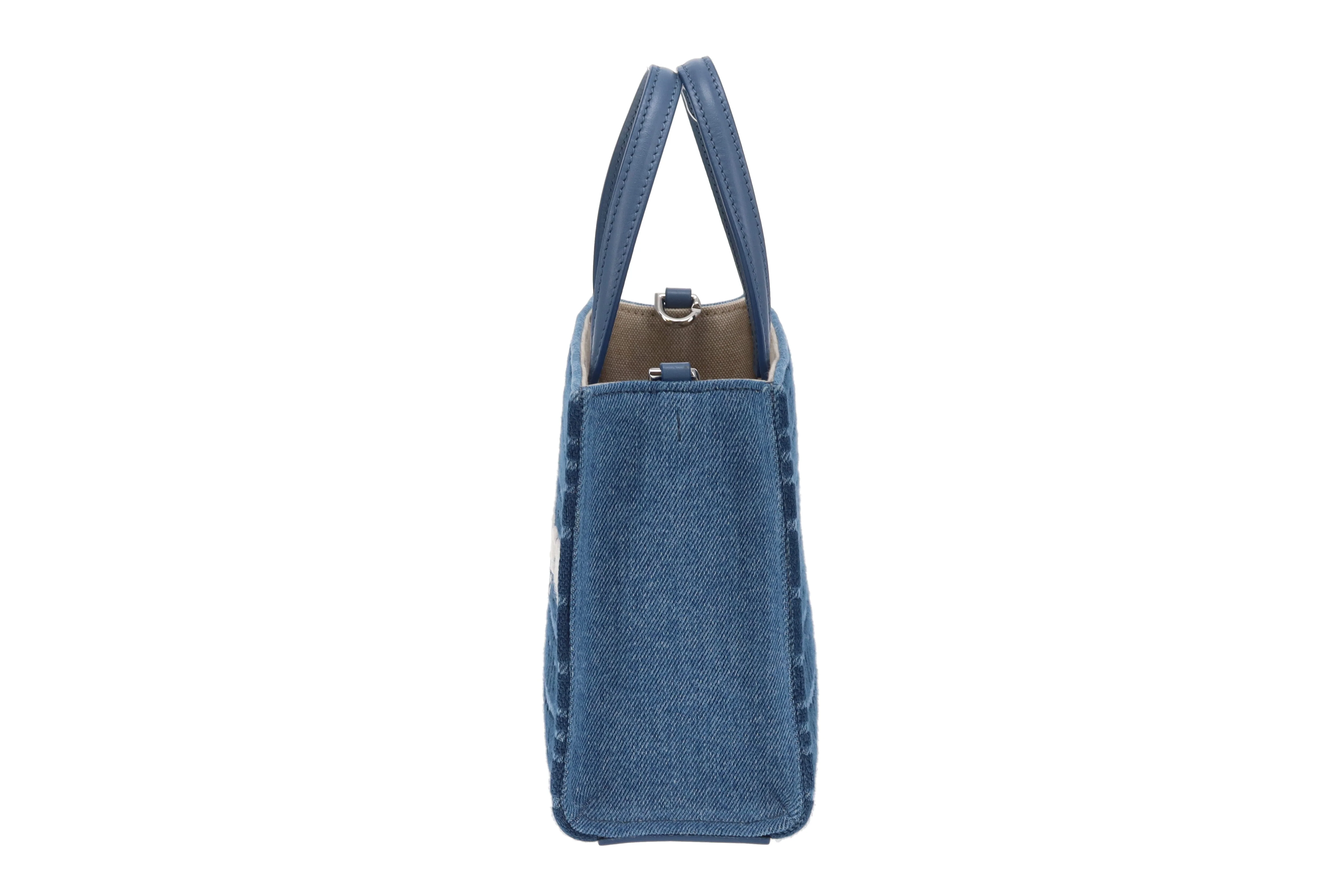Givenchy G-Tote Mini Tote Bag Denim Blue - Image 8