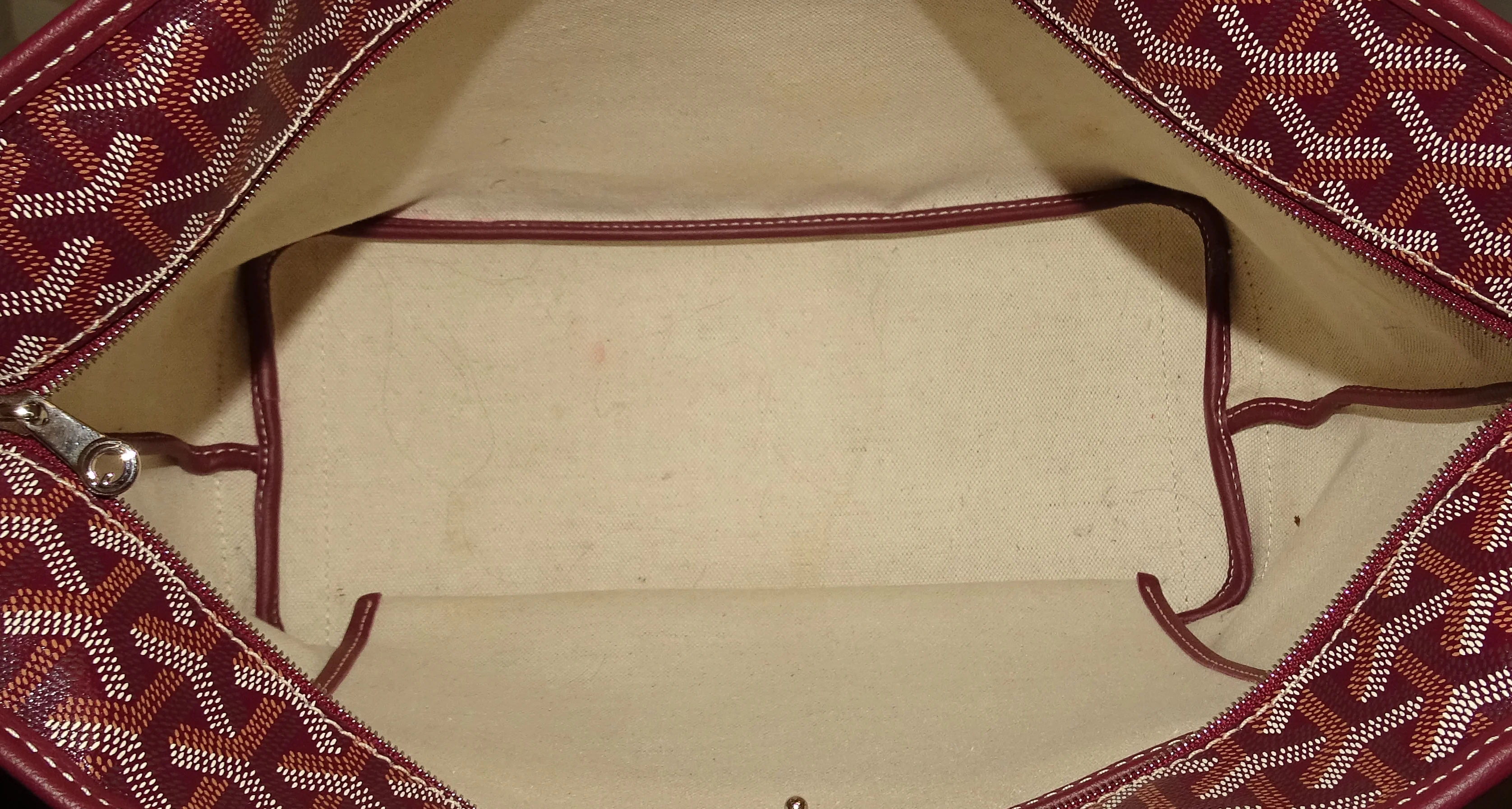 Goyard Artois PM Burgundy - Image 10