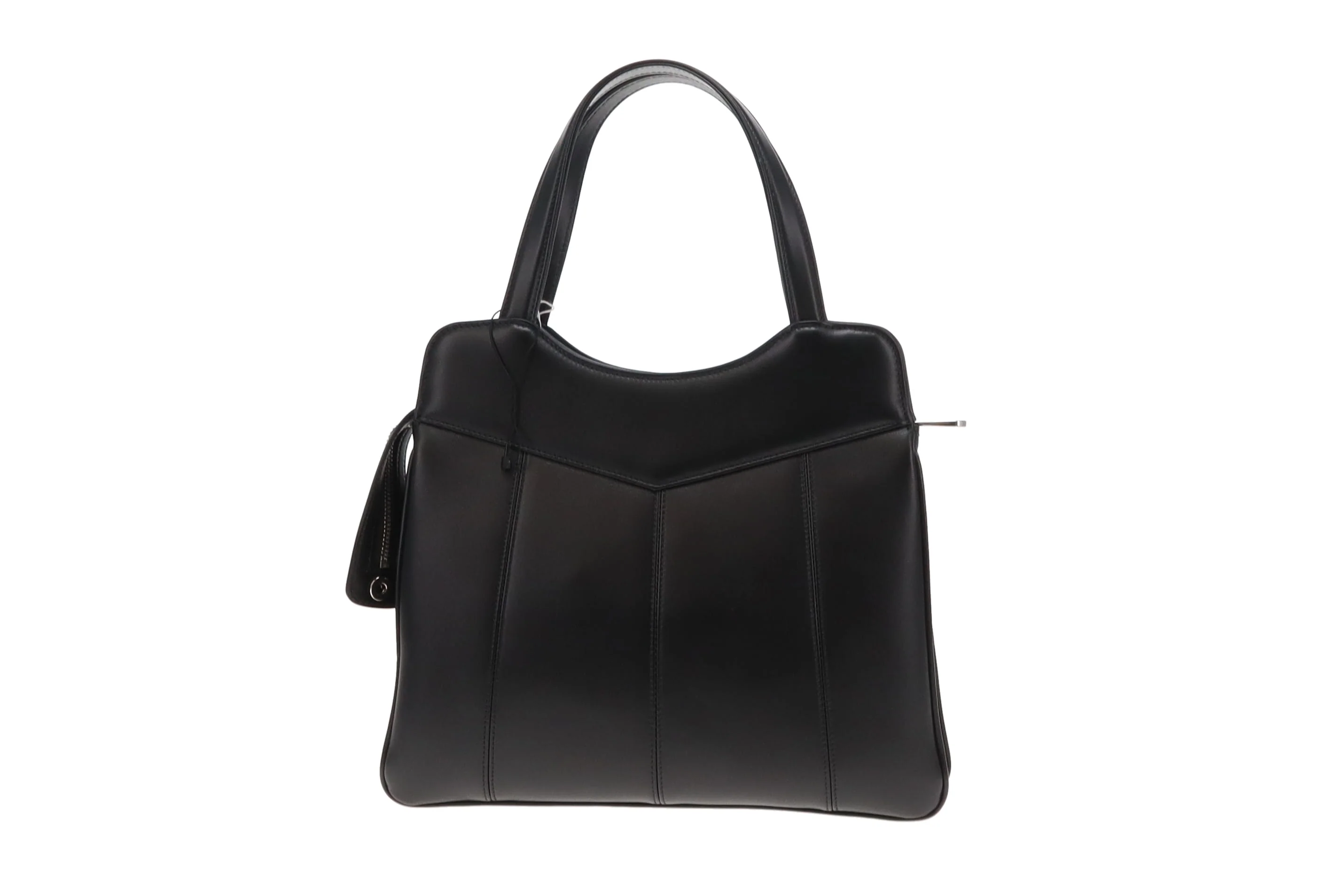 Gucci Black Leather SHW Petite GG Small Tote Bag - Image 7