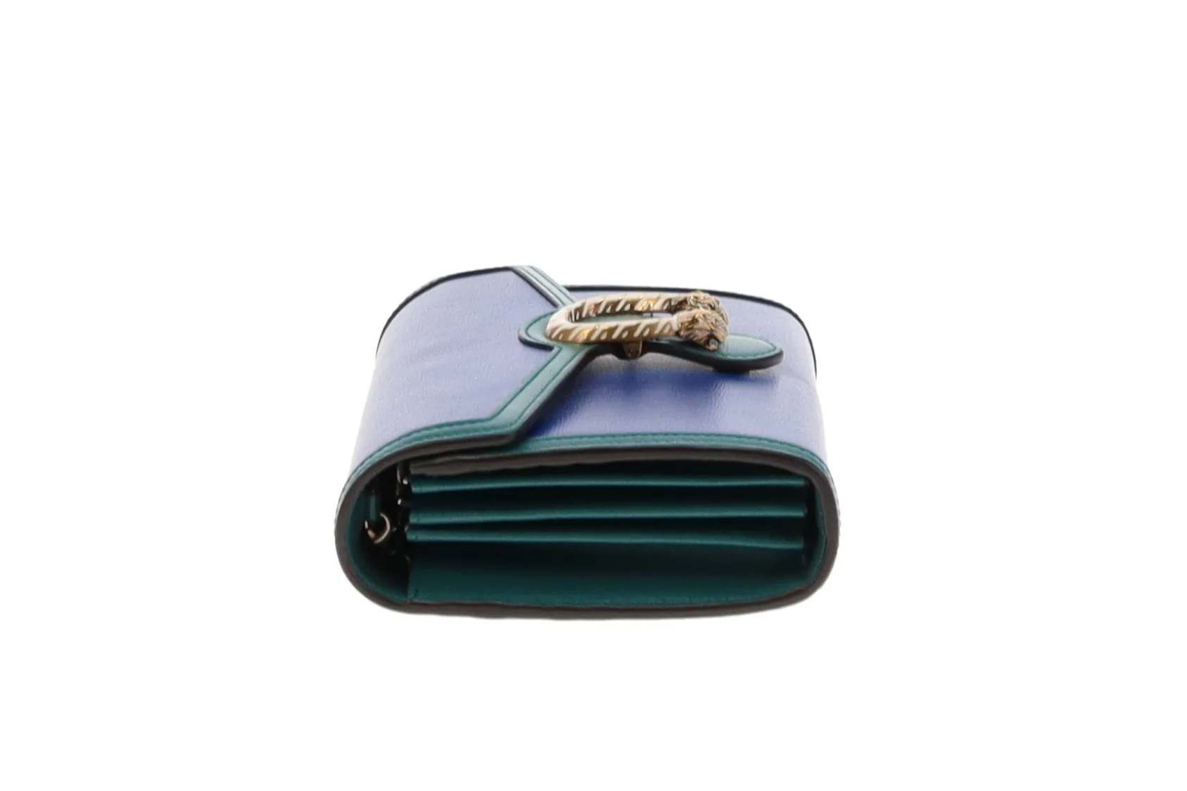Gucci Blue & Green Dionysus Chain Wallet - Image 6