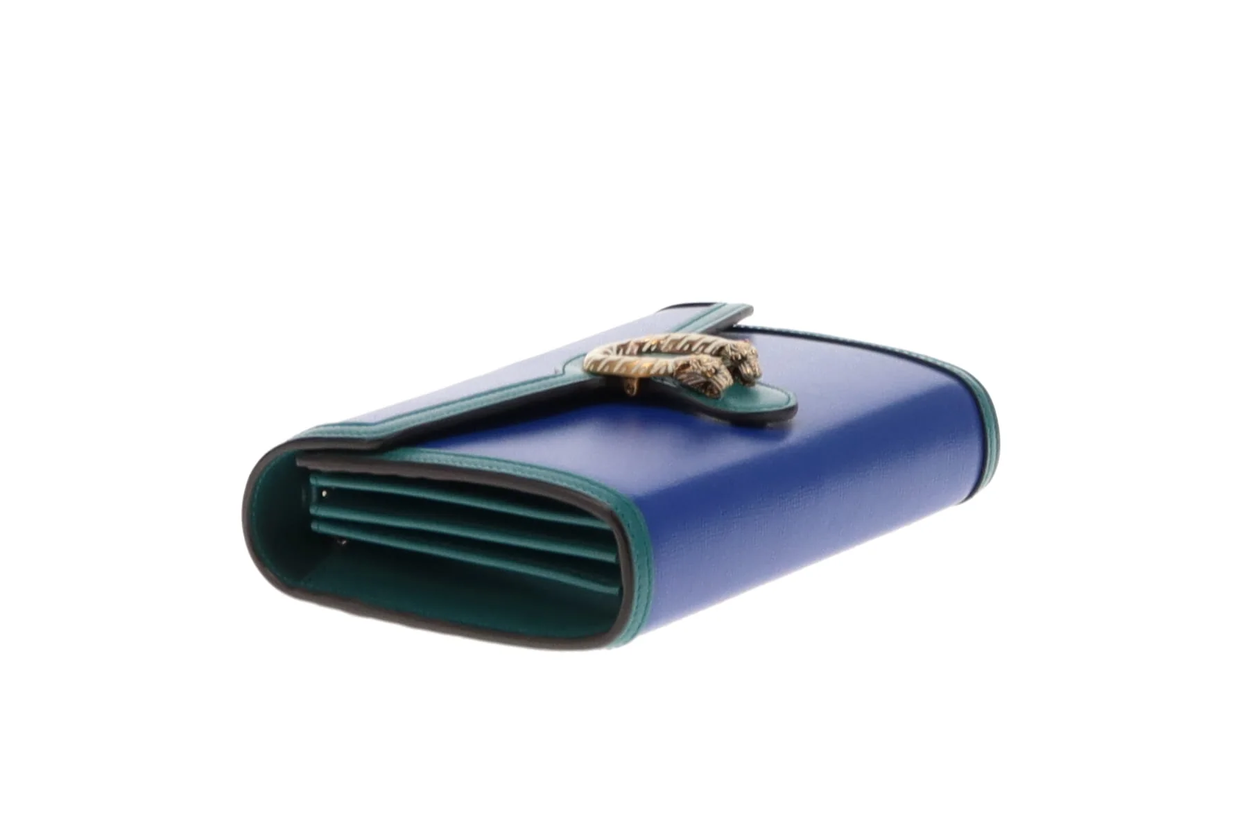 Gucci Blue & Green Dionysus Chain Wallet - Image 7