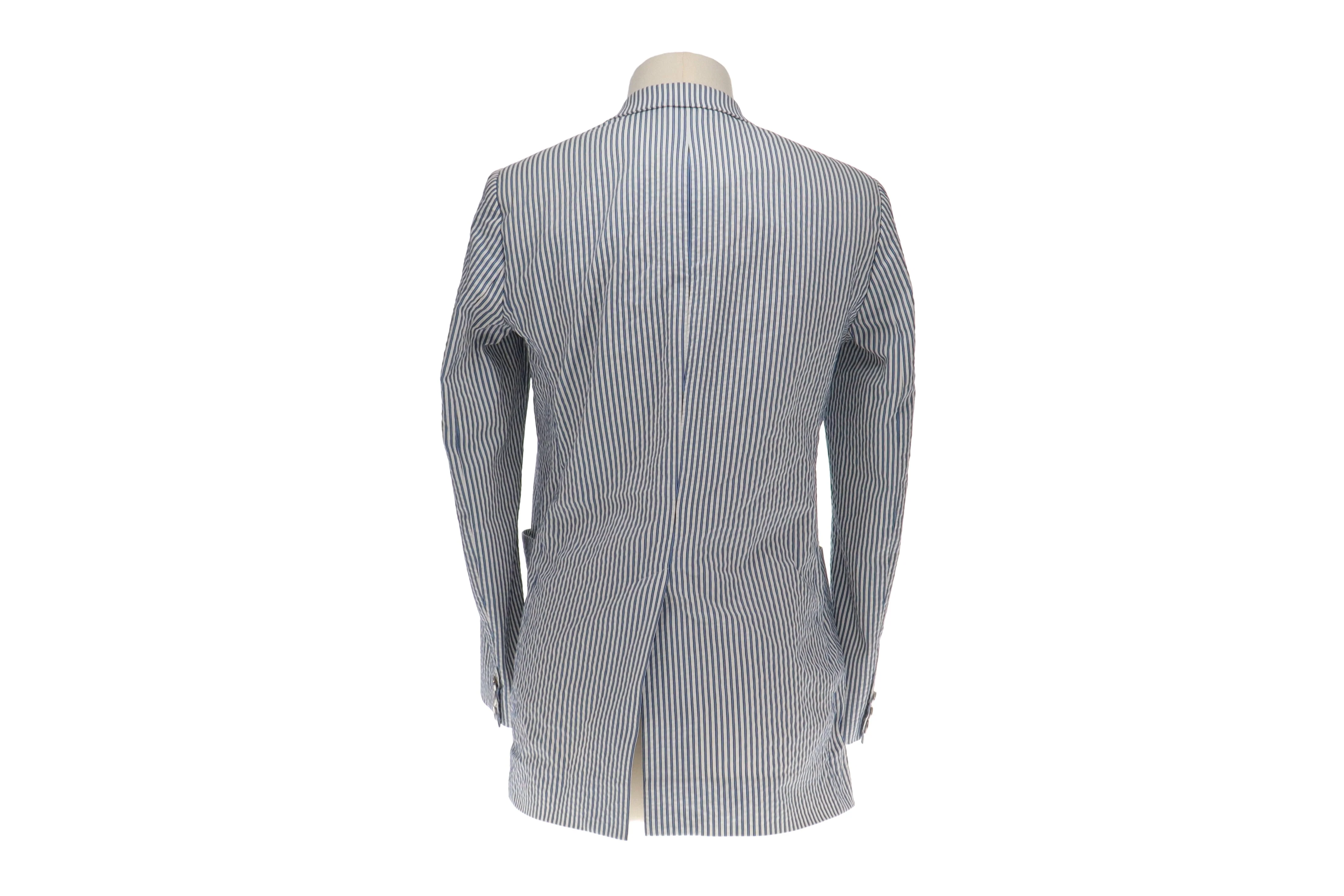 Gucci Blue Stripe Cotton Jacket - Image 4