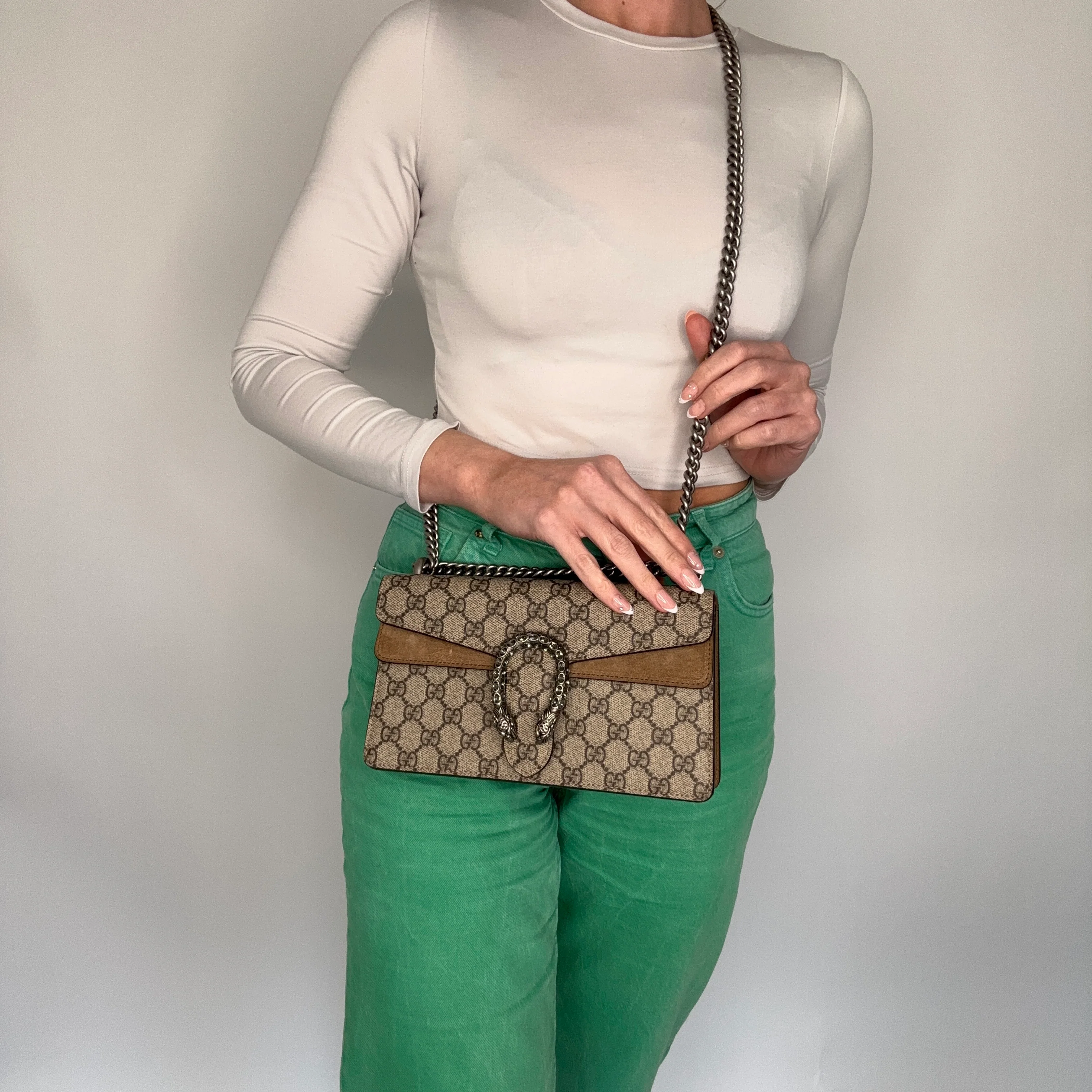 Gucci Dionysus GG Supreme and Crystal Clasp - Image 2