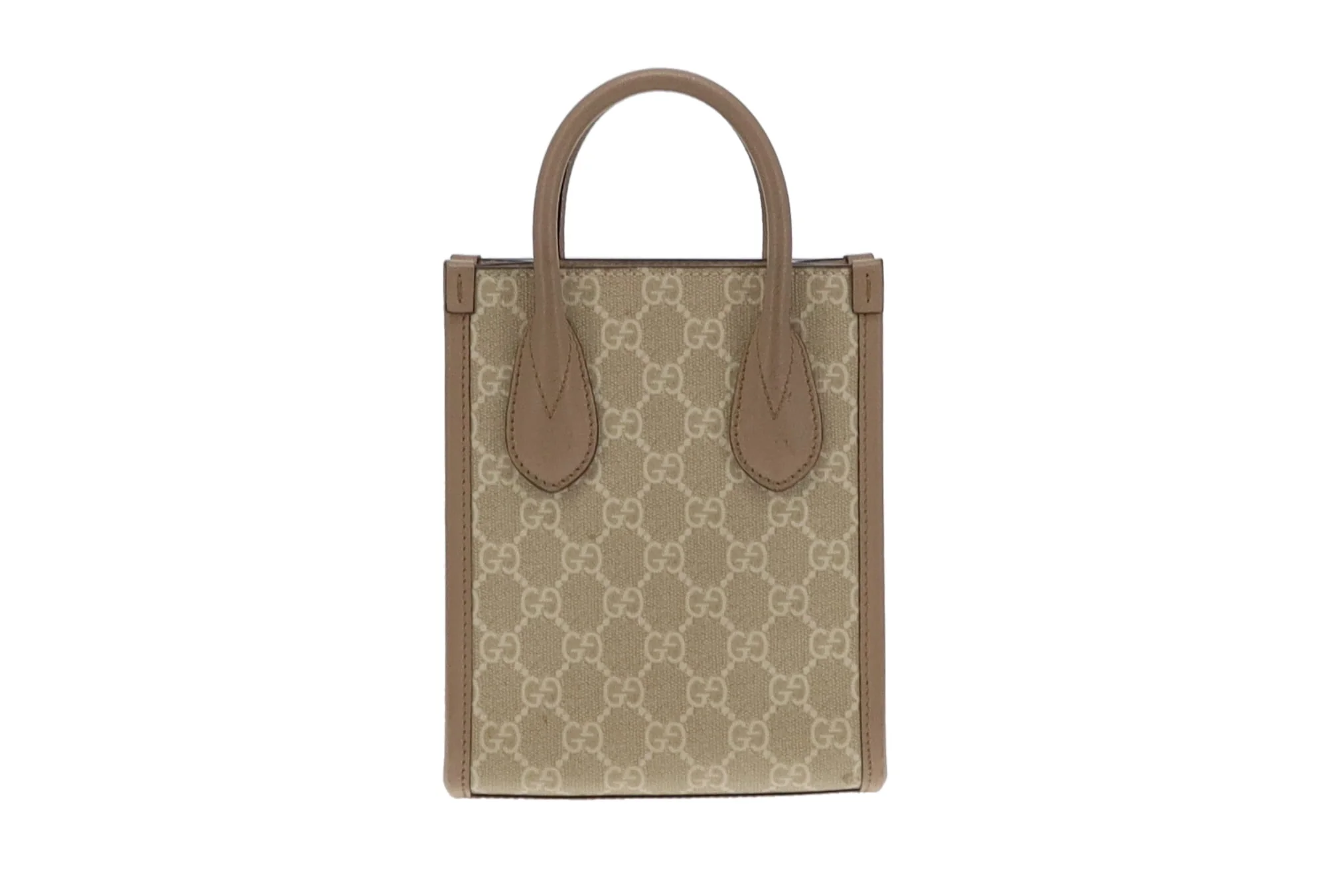 Gucci GG Supreme with Interlocking G Mini Tote Bag - Image 8