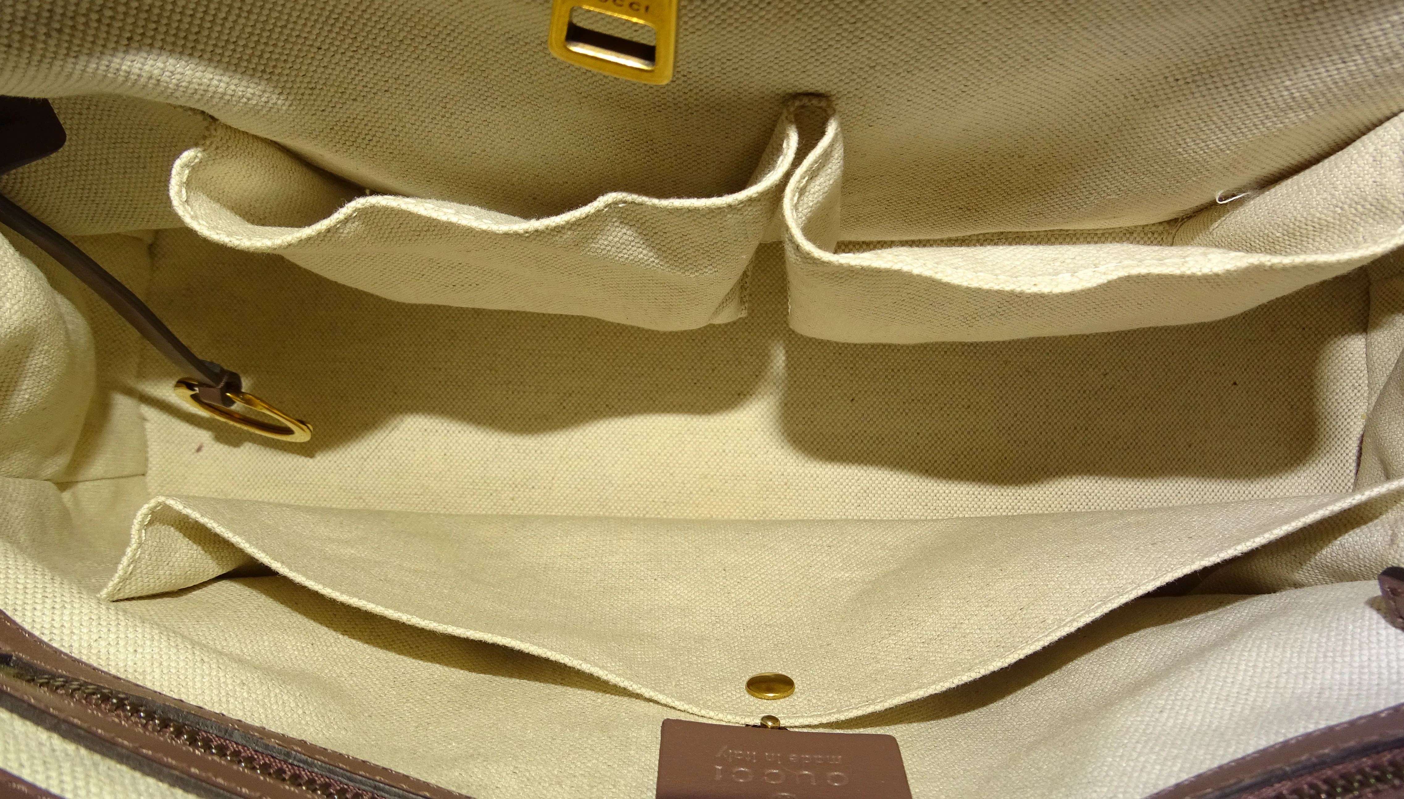 Gucci Horsebit Tote with Strap Mocha Patent Leather GHW - Image 14