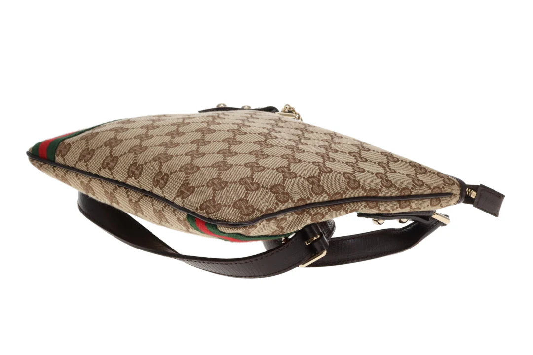 Gucci Jolicoeur GG Messenger Bag With Web Stripe - Image 10