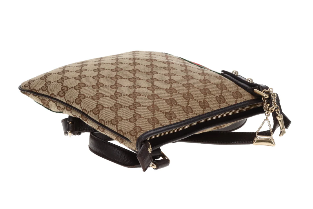 Gucci Jolicoeur GG Messenger Bag With Web Stripe - Image 5