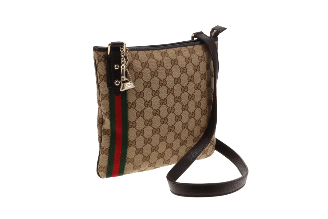 Gucci Jolicoeur GG Messenger Bag With Web Stripe - Image 8