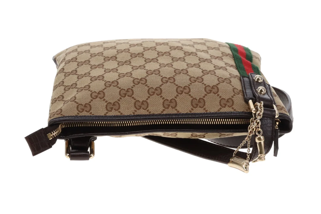 Gucci Jolicoeur GG Messenger Bag With Web Stripe - Image 9