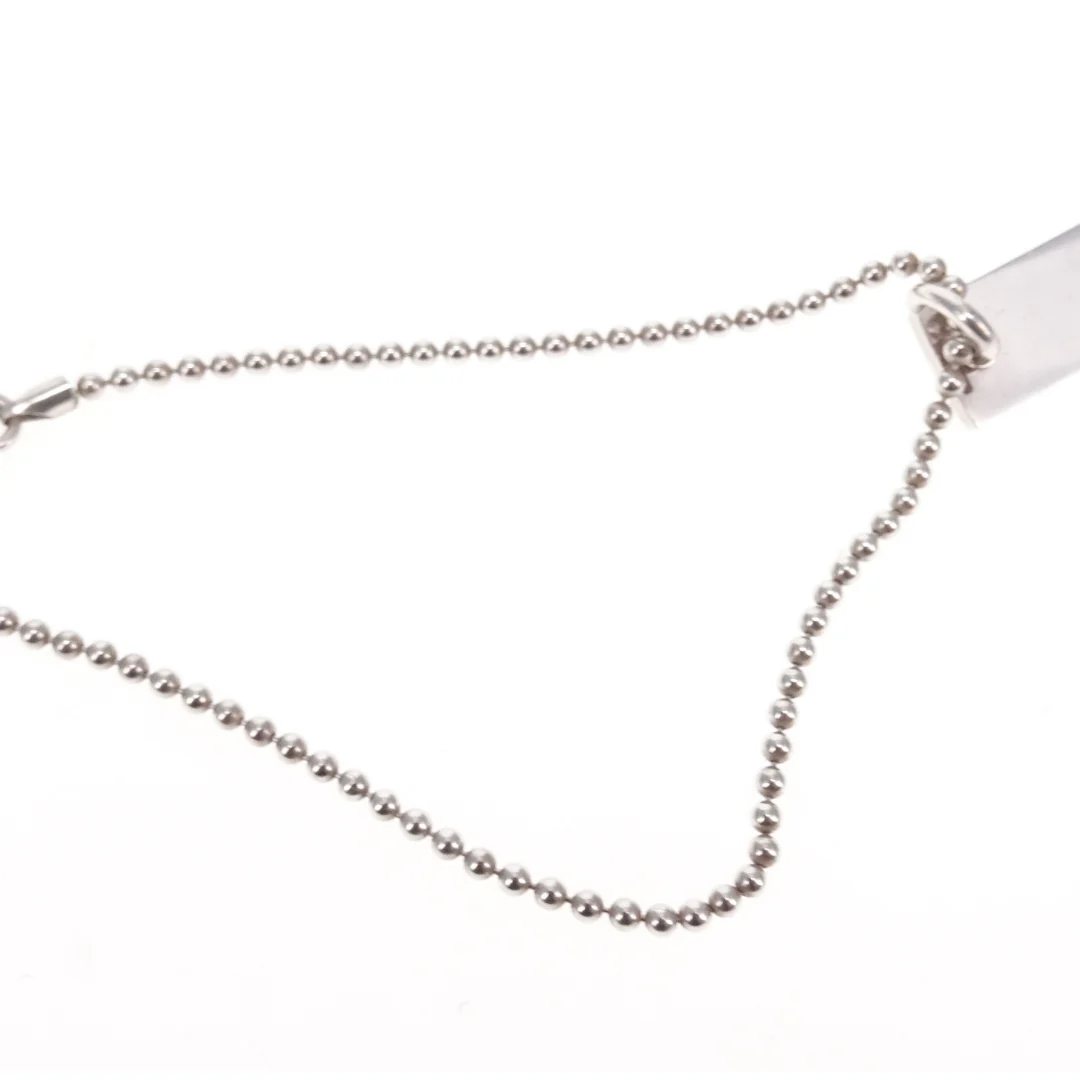 Gucci Logo Tag Bracelet Sterling Silver - Image 9