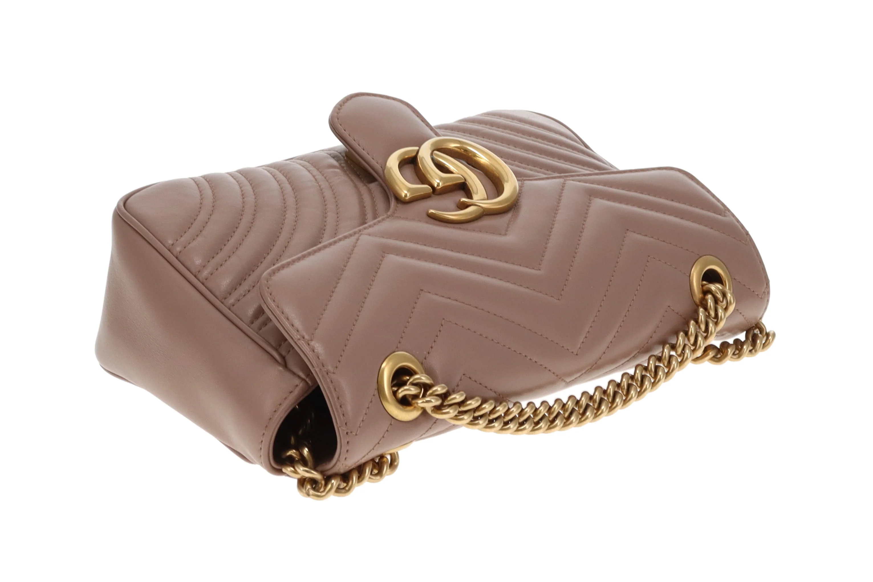 Gucci Marmont Medium Shoulder Bag Dusty Pink - Image 10