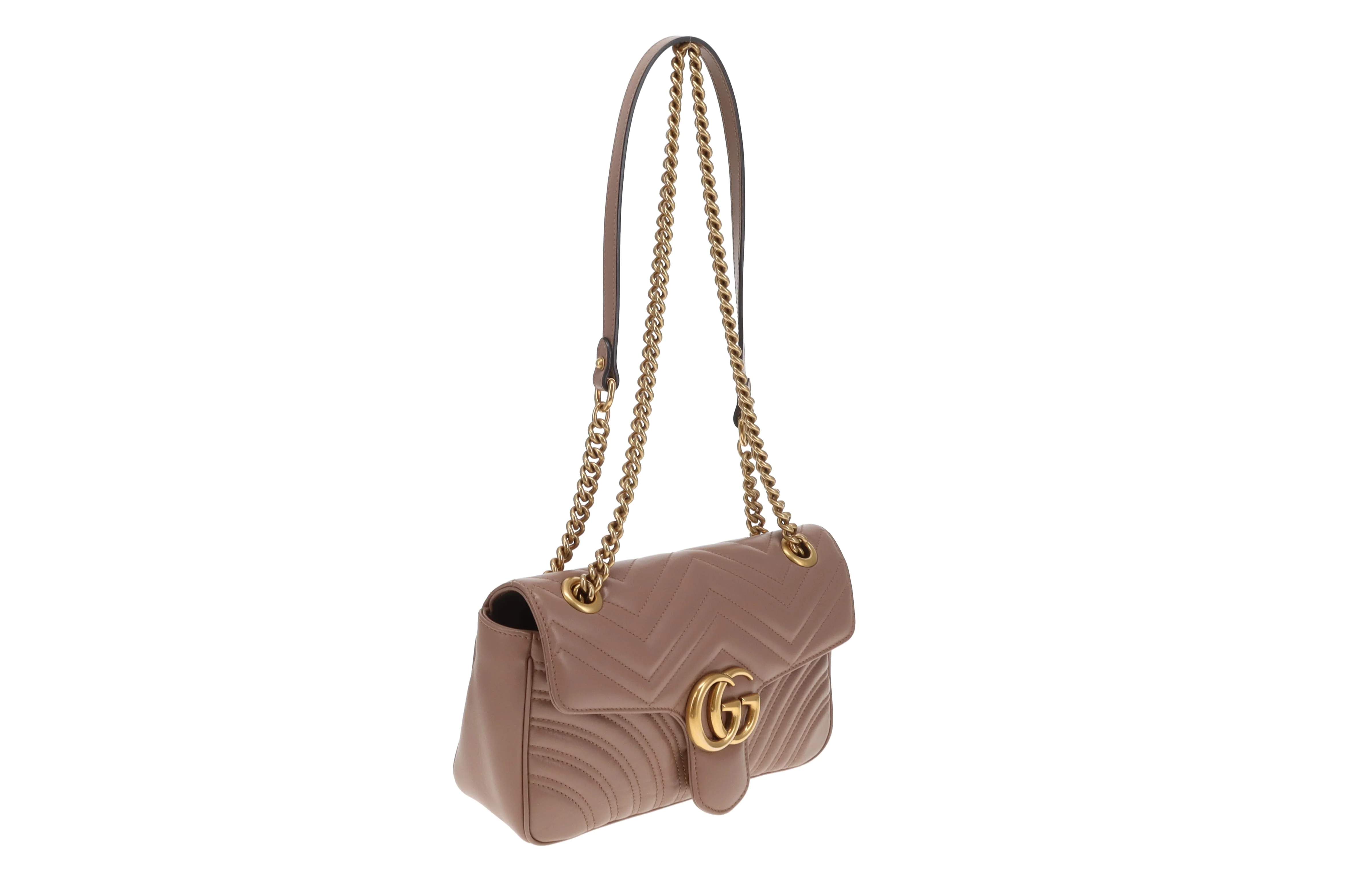 Gucci Marmont Medium Shoulder Bag Dusty Pink - Image 5