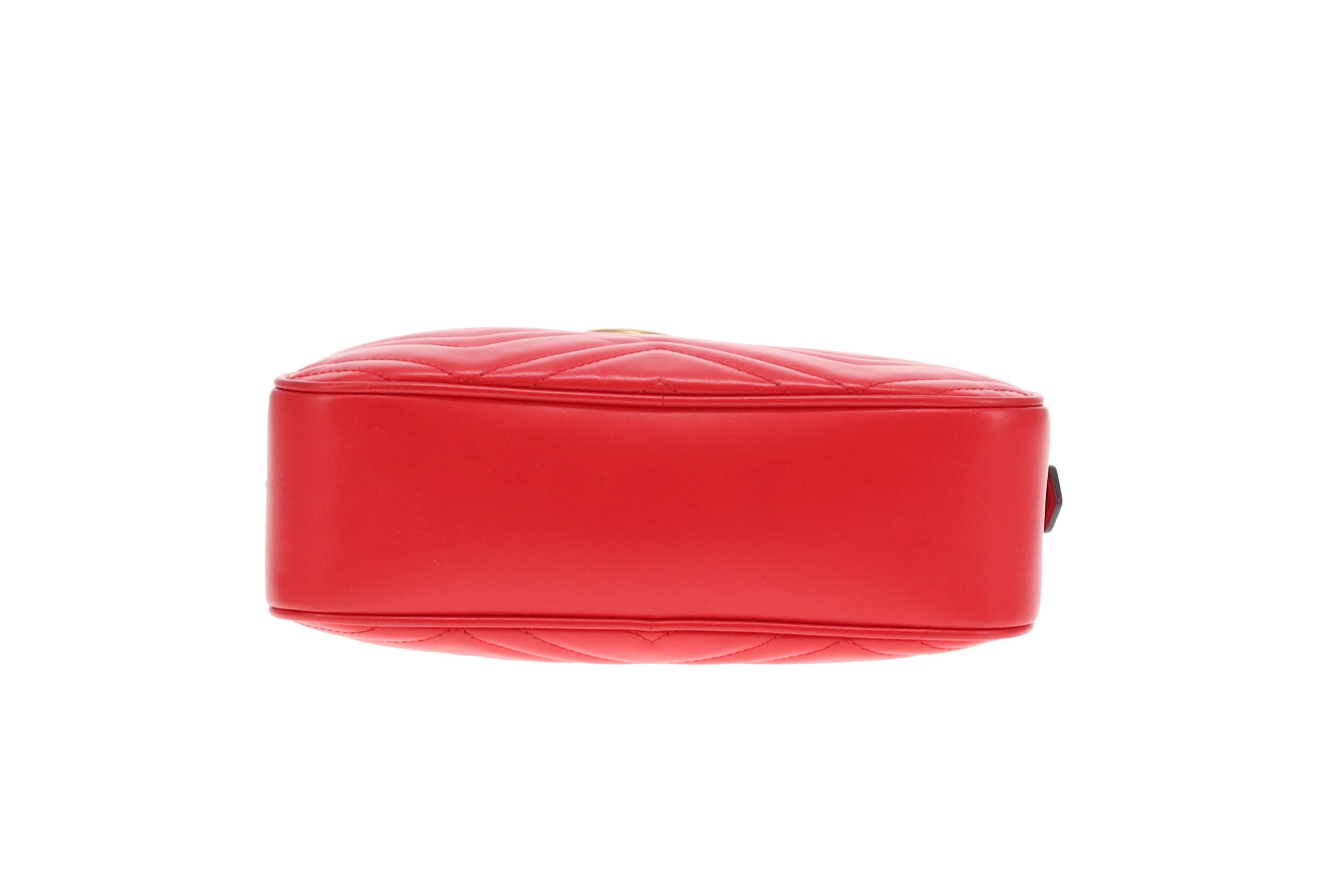 Gucci Marmont Small Camera Bag Red Chevron GH - Image 9