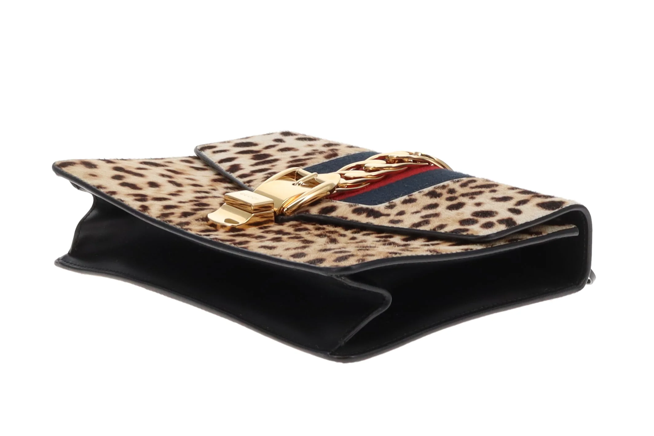 Gucci Sylvie Small Leopard Print Bag - Image 13