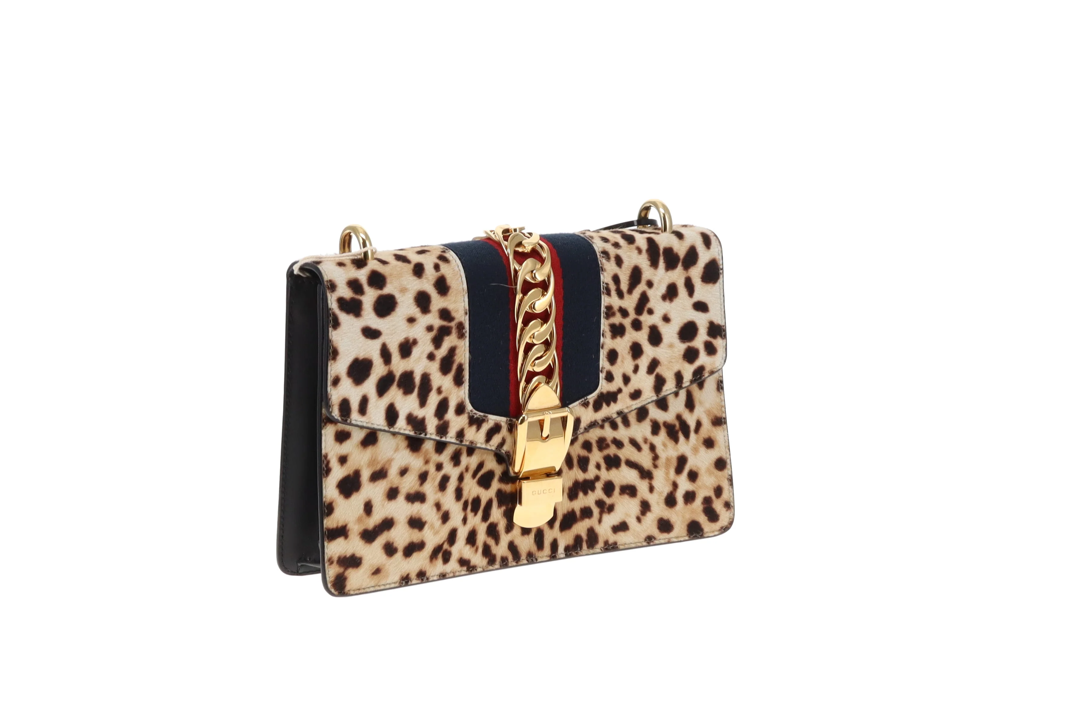 Gucci Sylvie Small Leopard Print Bag - Image 5