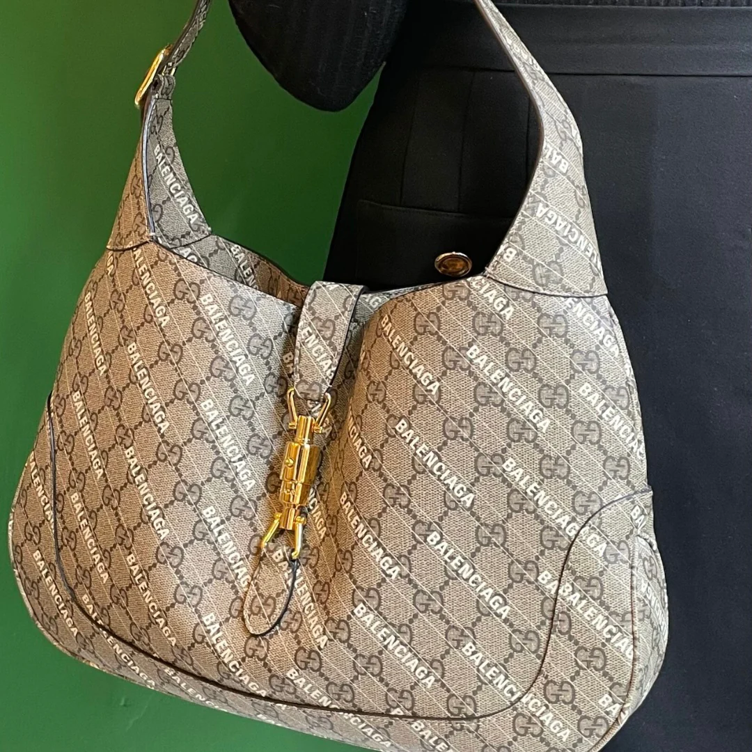 Gucci X Balenciaga The Hacker Project Medium Jackie 1961 Bag - Image 10