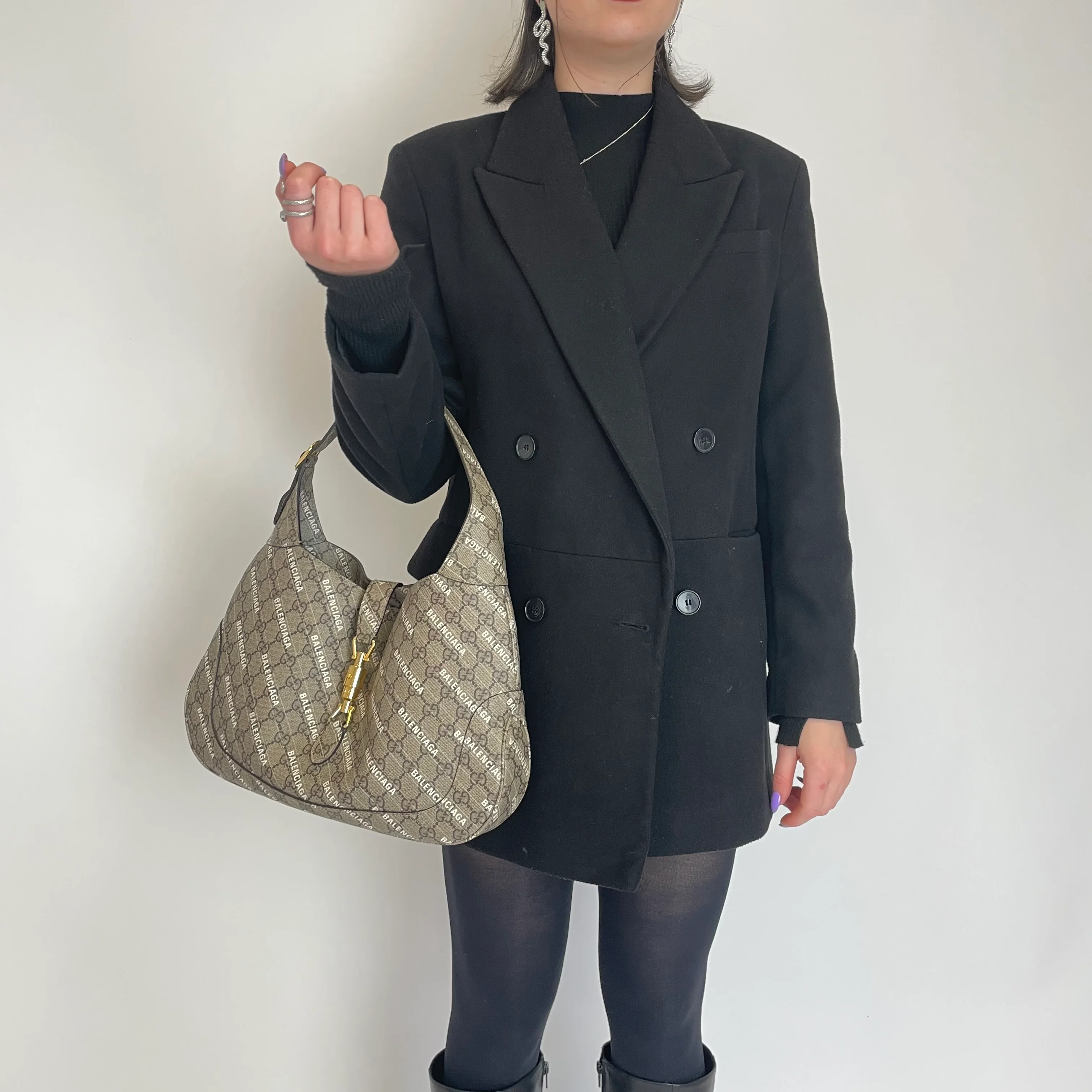 Gucci X Balenciaga The Hacker Project Medium Jackie 1961 Bag - Image 2