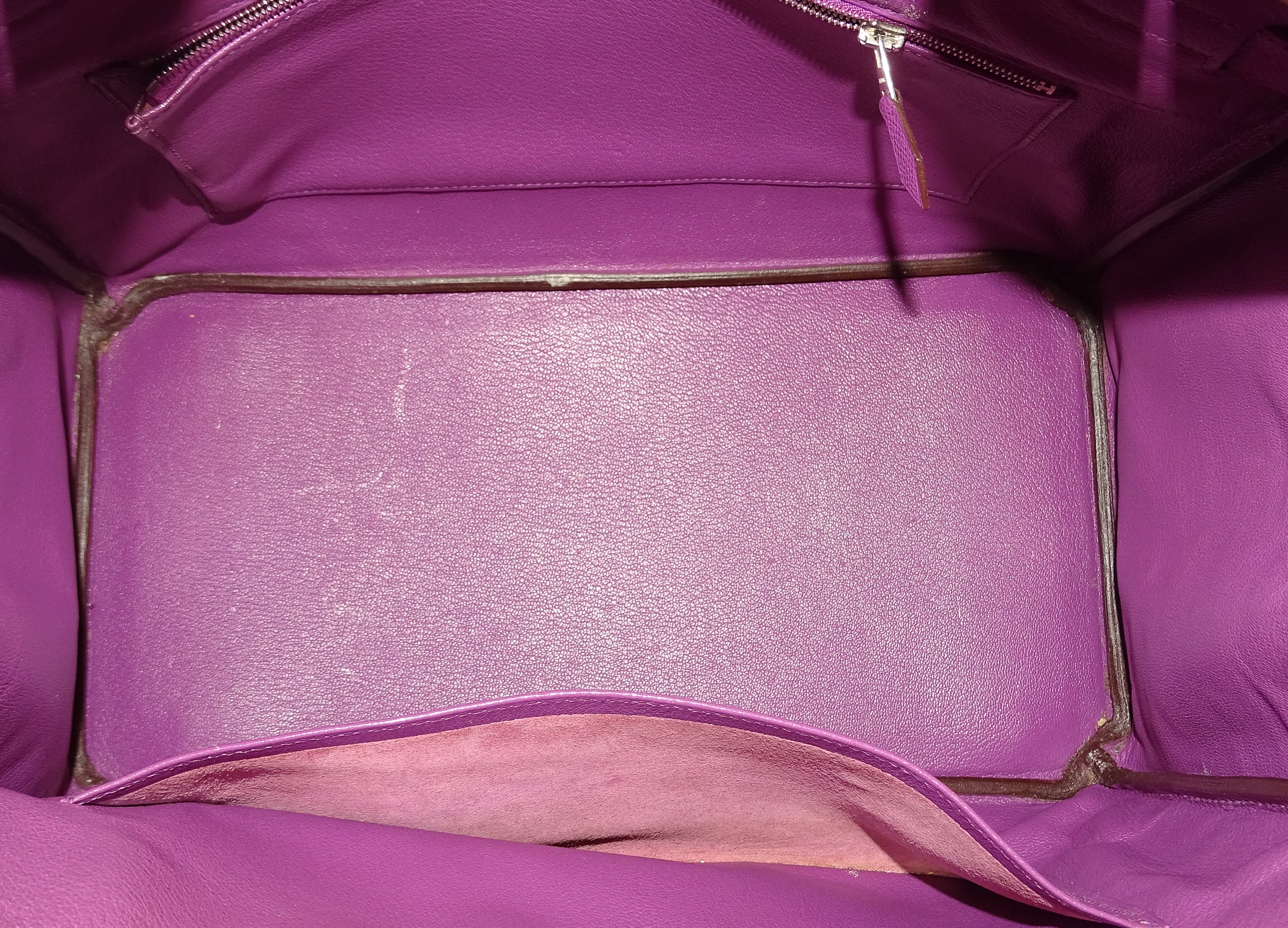 Hermes Birkin 35 Epsom Leather Anemone 2006 PHW - Image 12