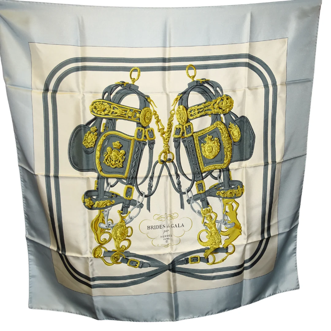 Hermes Brides de Gala 100% Silk Scarf 90