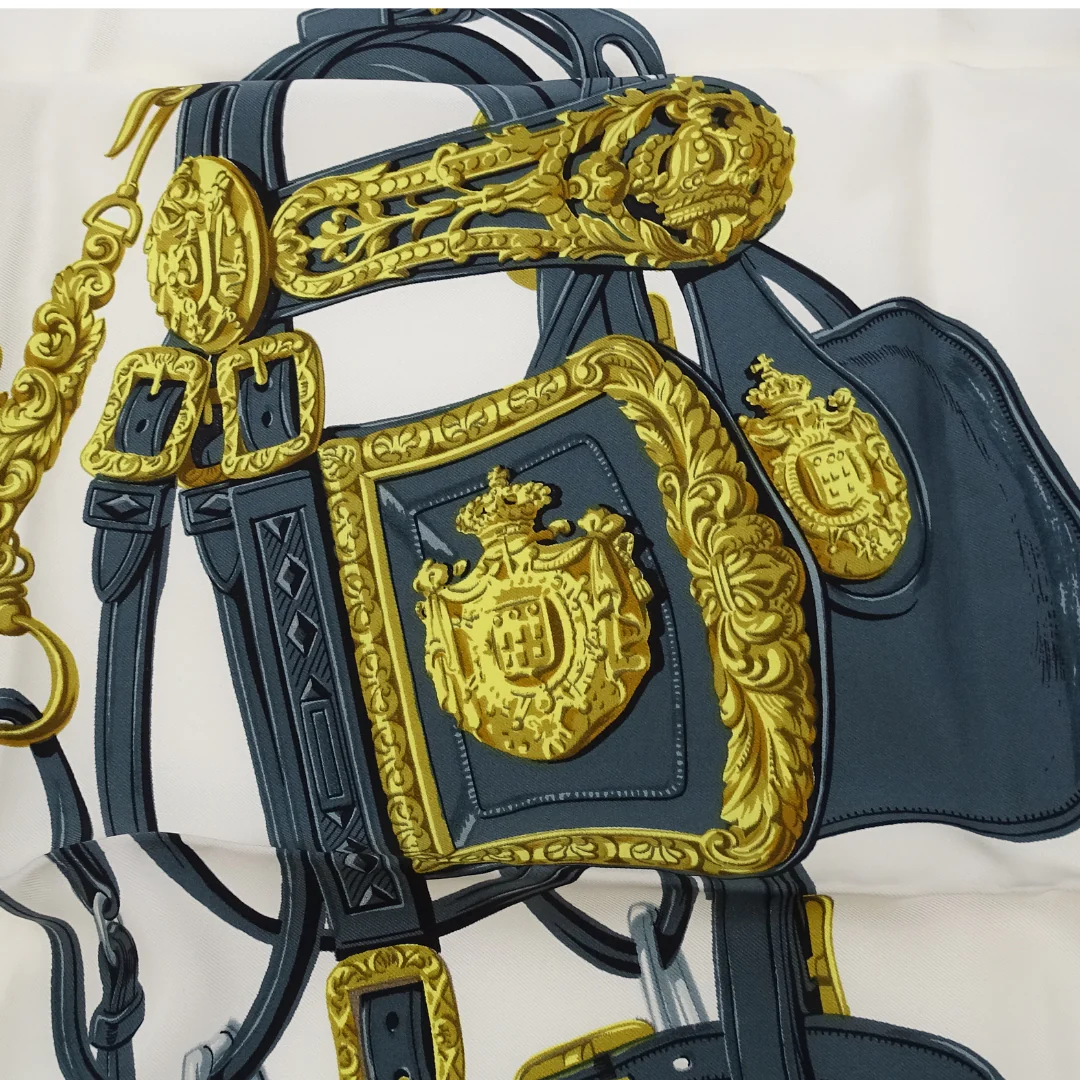 Hermes Brides de Gala 100% Silk Scarf 90 - Image 6