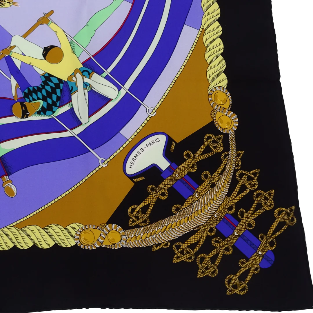 Hermes Circus 100% Silk Scarf 90 - Image 13