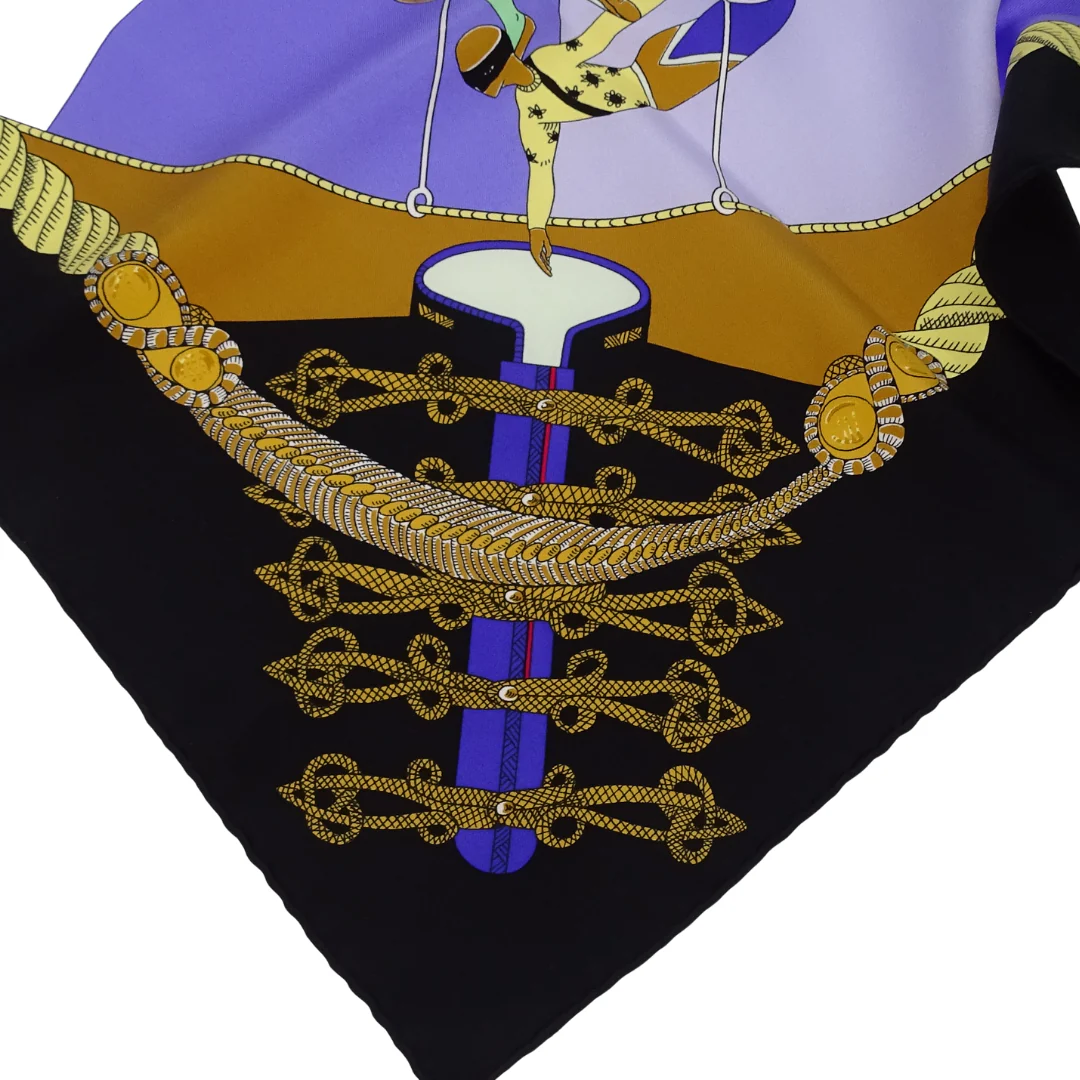Hermes Circus 100% Silk Scarf 90 - Image 7