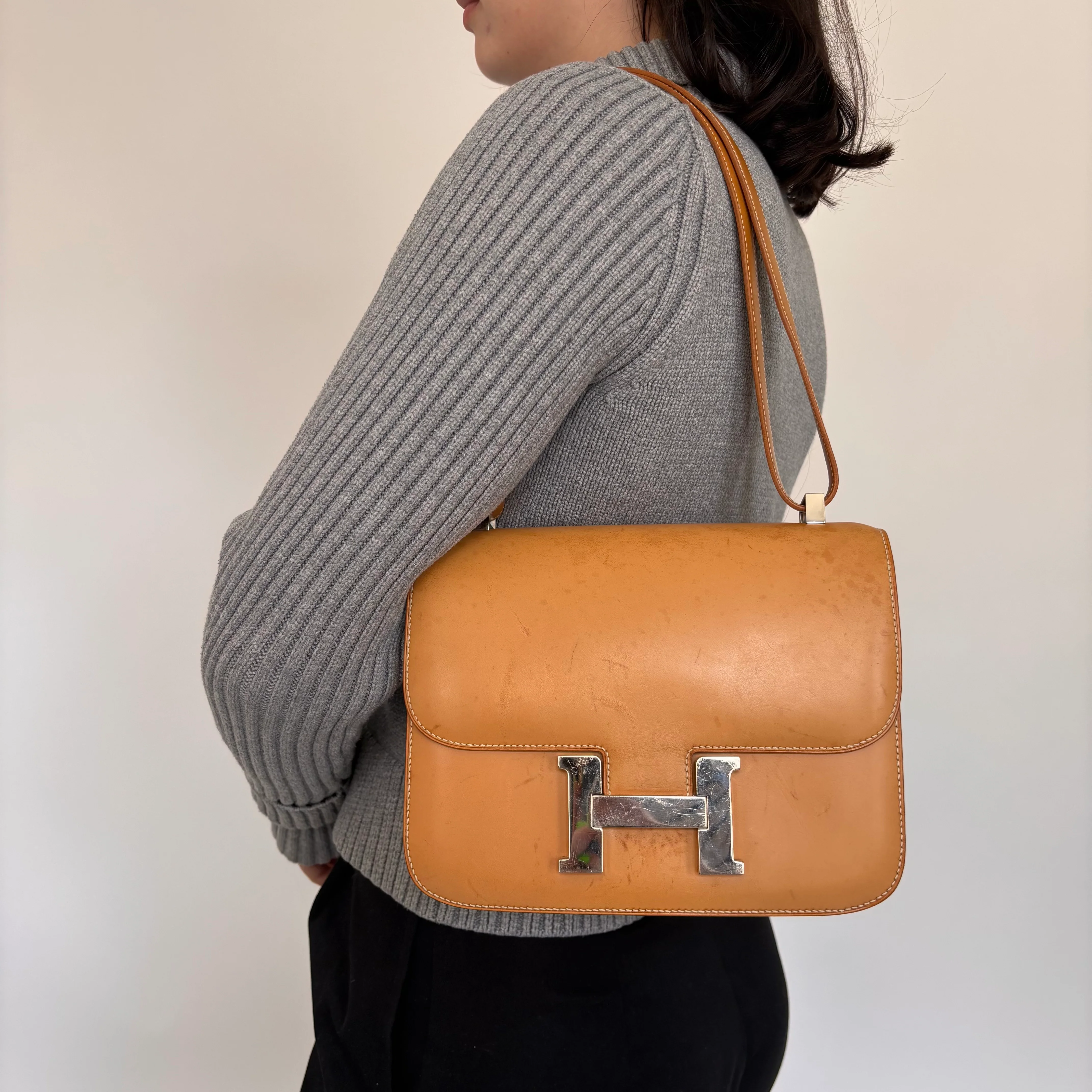 Hermes Constance 23 Vache Natural PHW 2009 - Image 2