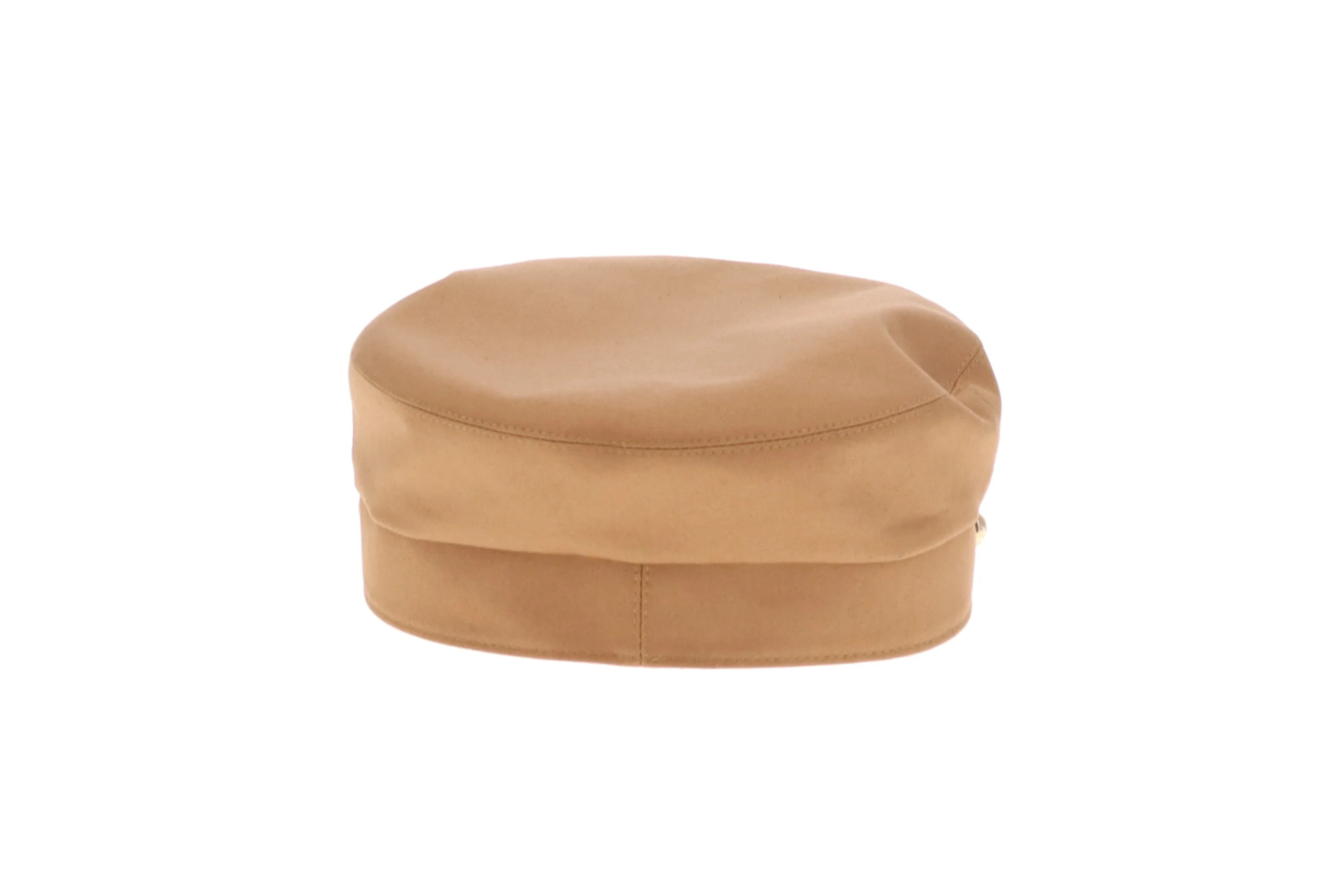 Hermes Giuletta Ex Libris Hat Cotton & Ebene Leather Size 57 - Image 4