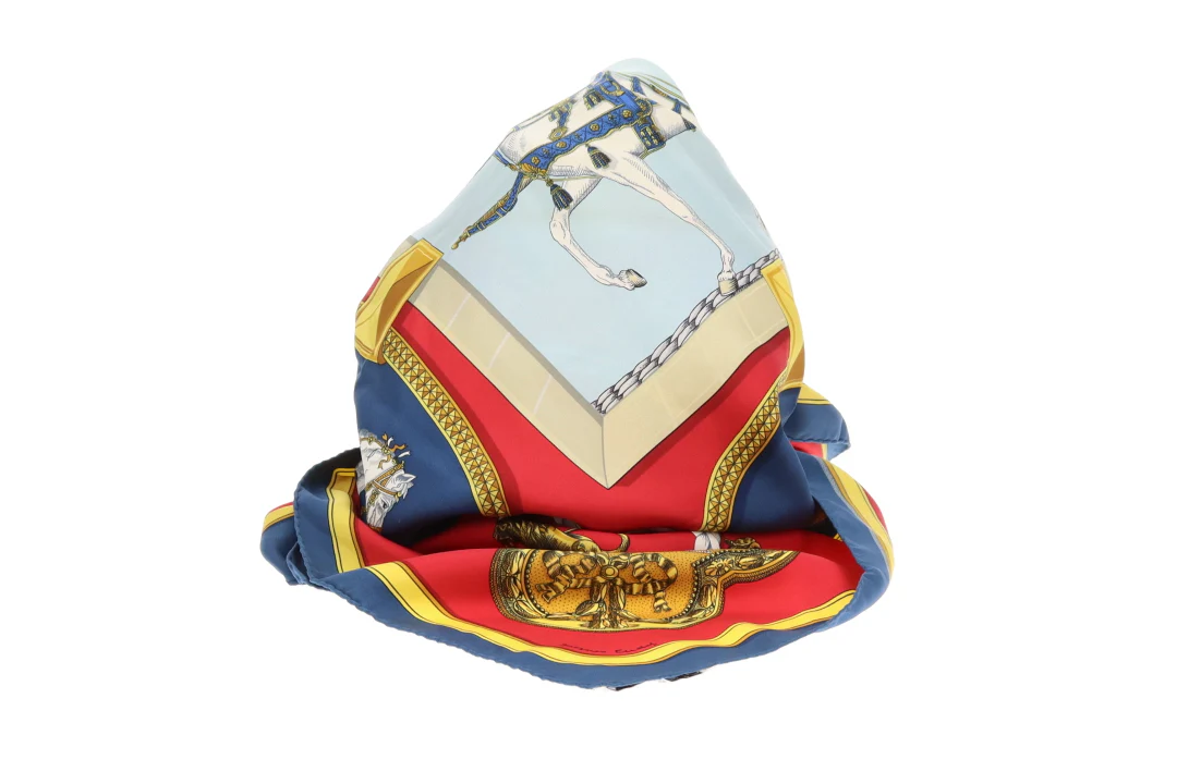 Hermes Grand Apparat 100% Silk Scarf 90 - Image 2