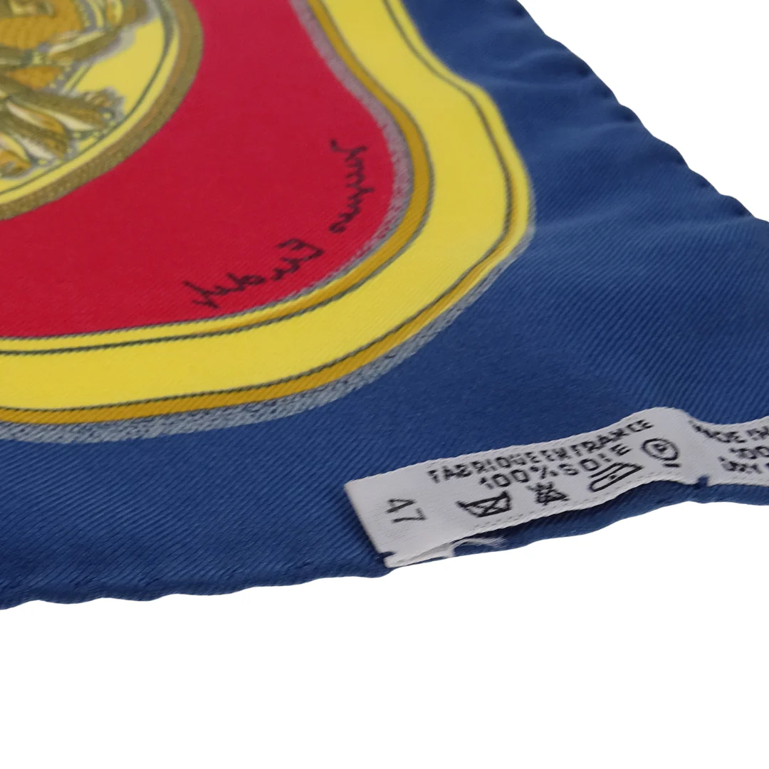 Hermes Grand Apparat 100% Silk Scarf 90 - Image 7